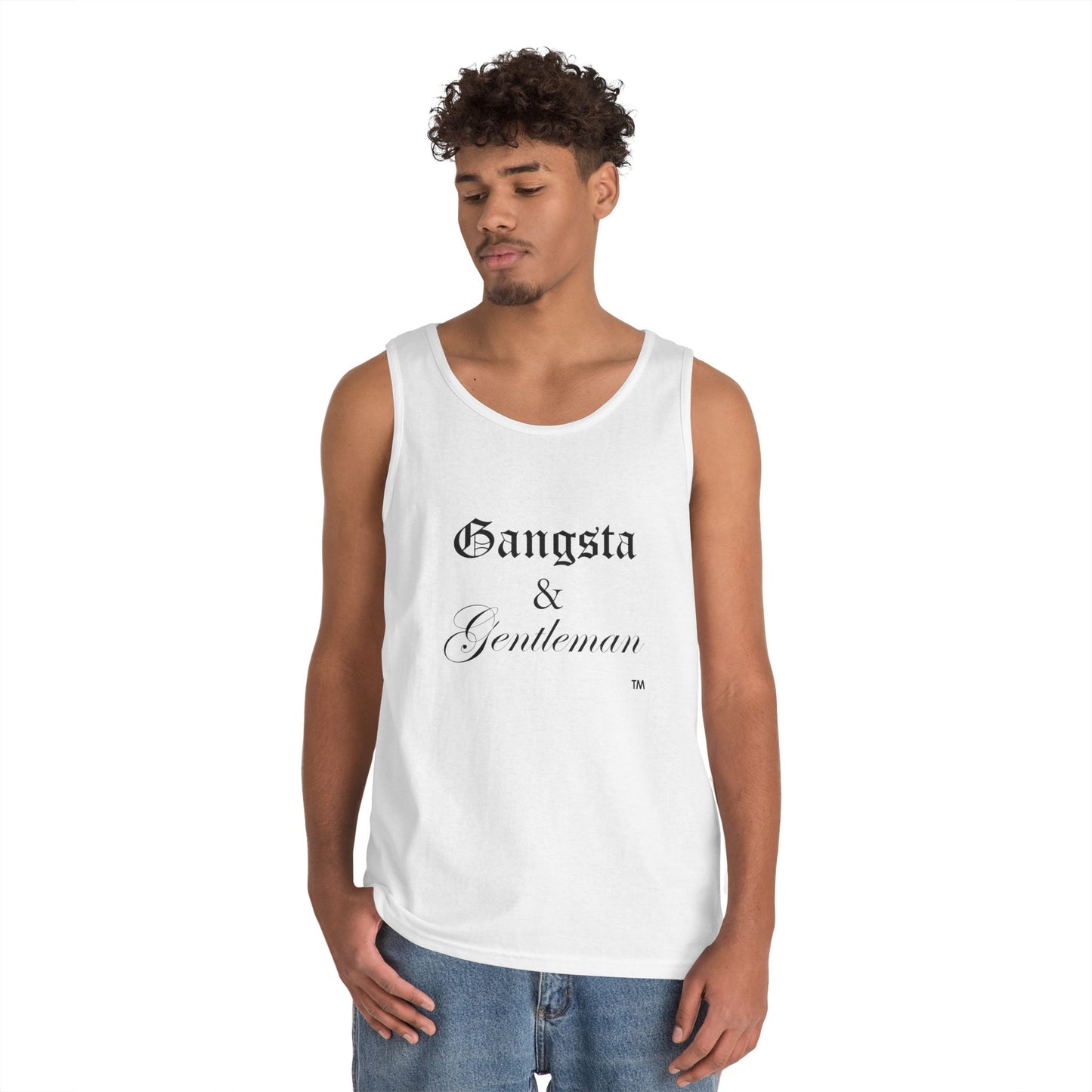Gangsta & Gentleman Unisex Heavy Cotton Tank Top - Cool Streetwear for Every Occasion