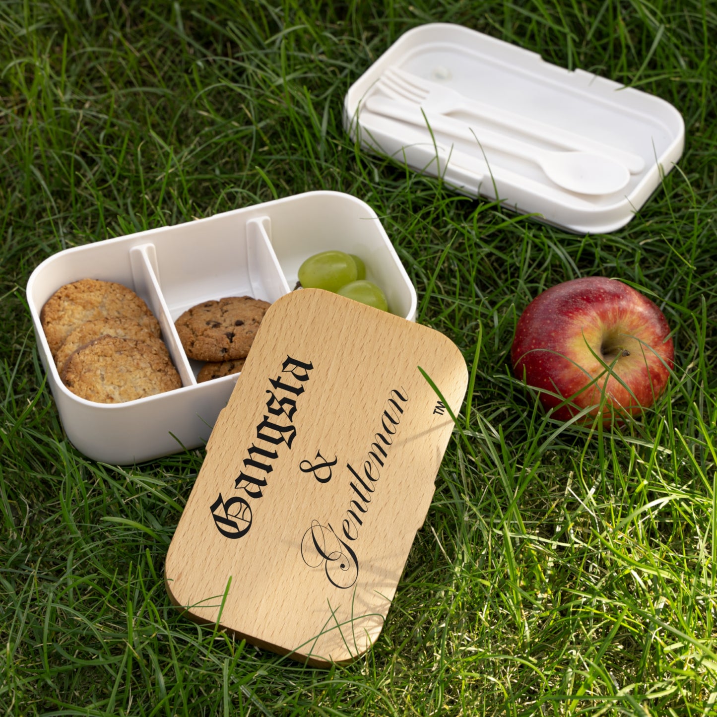 Gangsta & Gentleman Bento Lunch Box - Stylish Meal Prep Container for Foodies