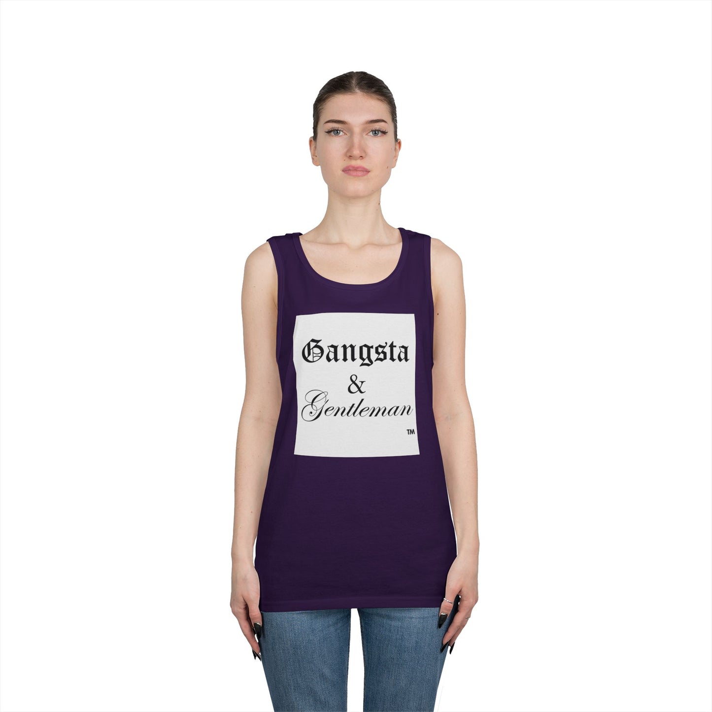 Gangsta & Gentleman Unisex Heavy Cotton Tank Top - Cool Streetwear for Every Occasion