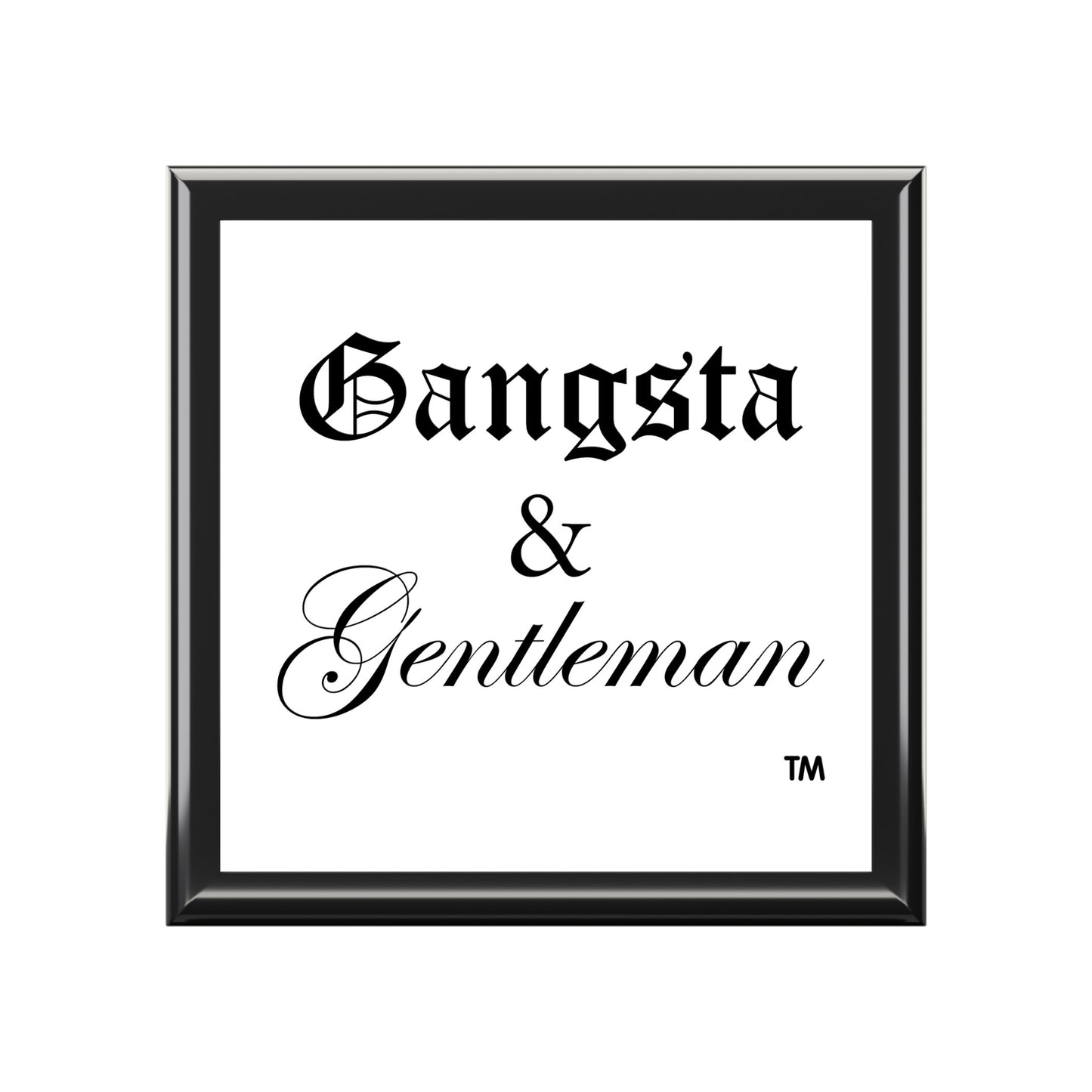 Gangsta & Gentleman Jewelry Box - Stylish Storage for Accessories
