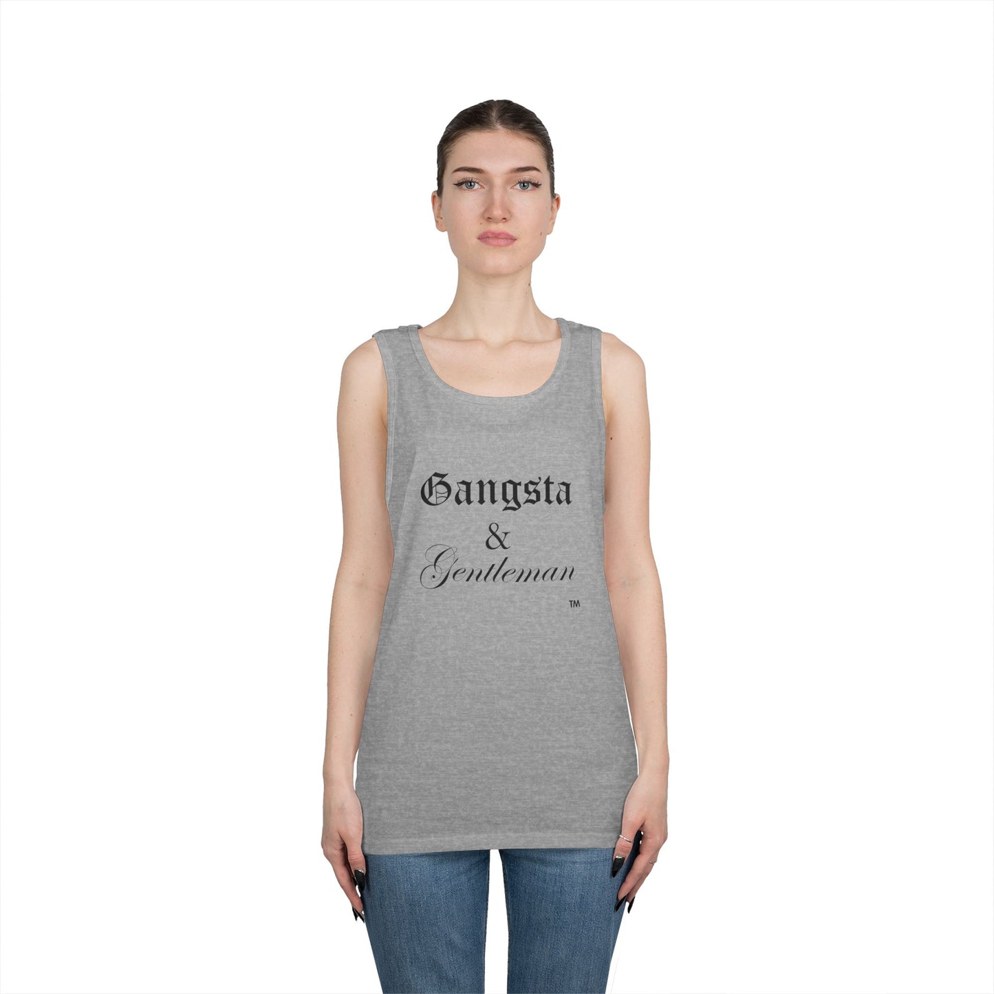 Gangsta & Gentleman Unisex Heavy Cotton Tank Top - Cool Streetwear for Every Occasion