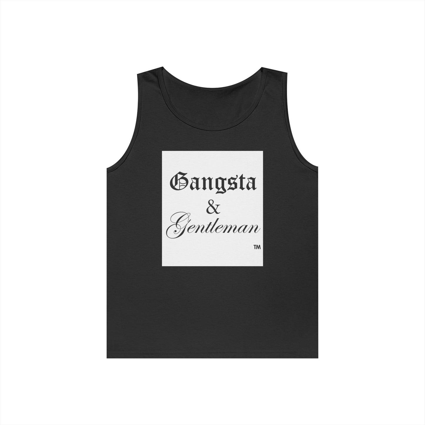 Gangsta & Gentleman Unisex Heavy Cotton Tank Top - Cool Streetwear for Every Occasion