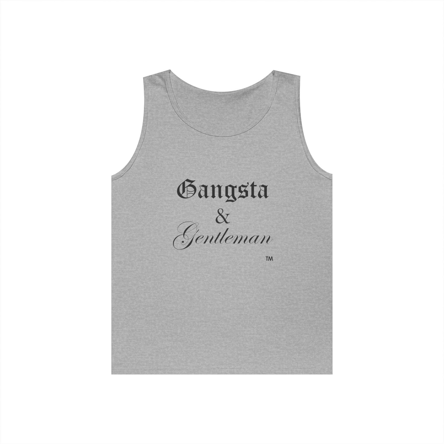 Gangsta & Gentleman Unisex Heavy Cotton Tank Top - Cool Streetwear for Every Occasion