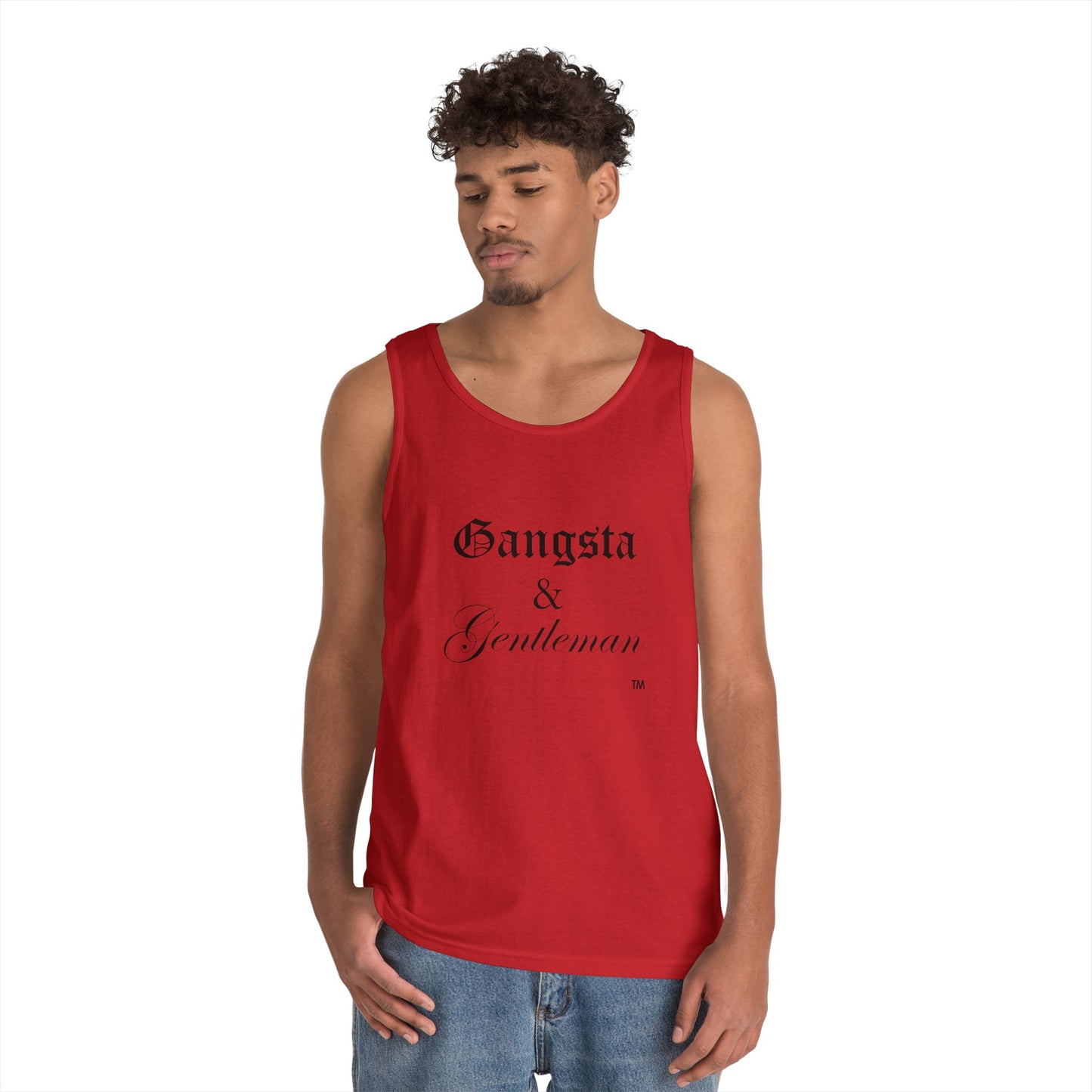 Gangsta & Gentleman Unisex Heavy Cotton Tank Top - Cool Streetwear for Every Occasion