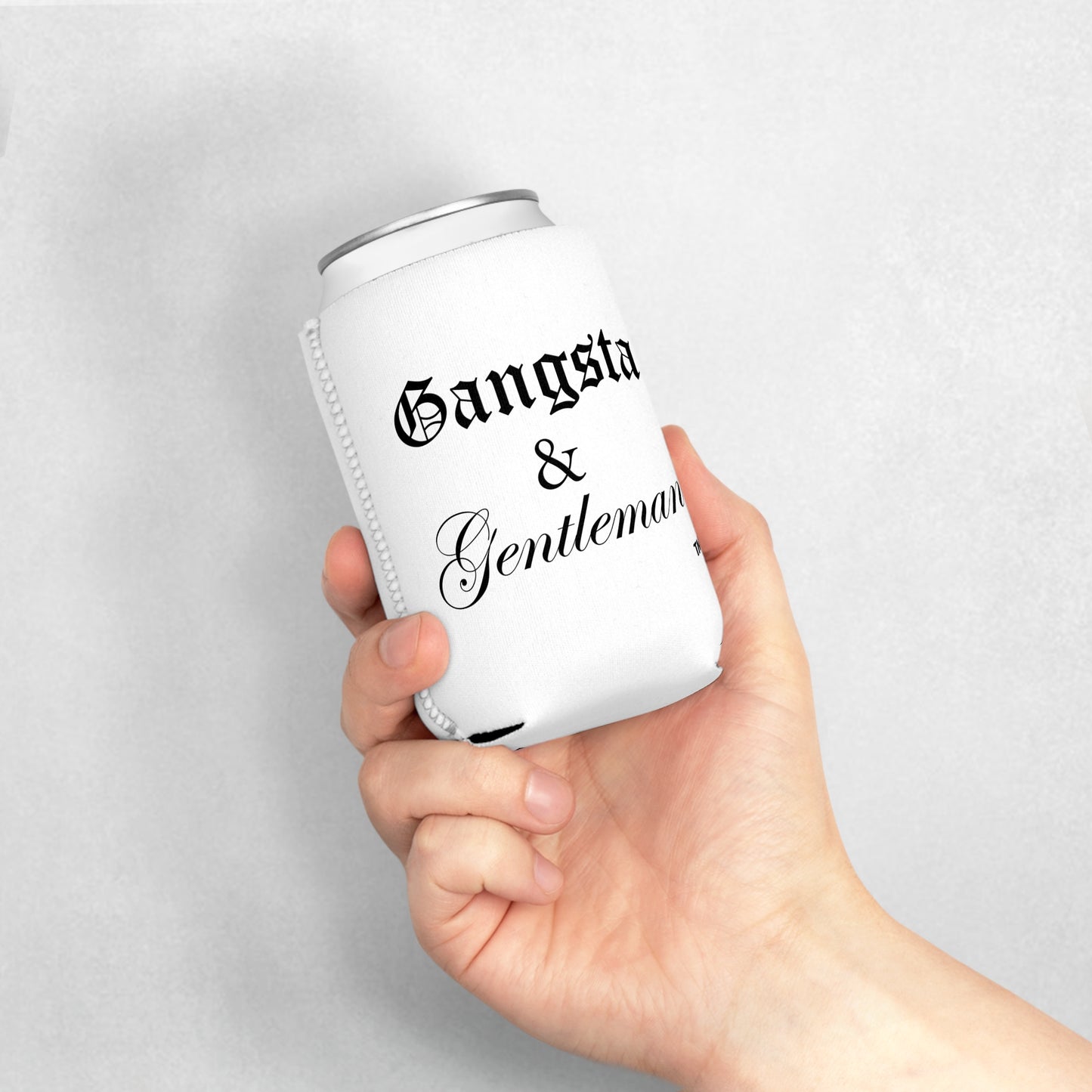 Gangsta & Gentleman Neoprene Can Cooler Sleeve - Stylish Insulated Drink Holder