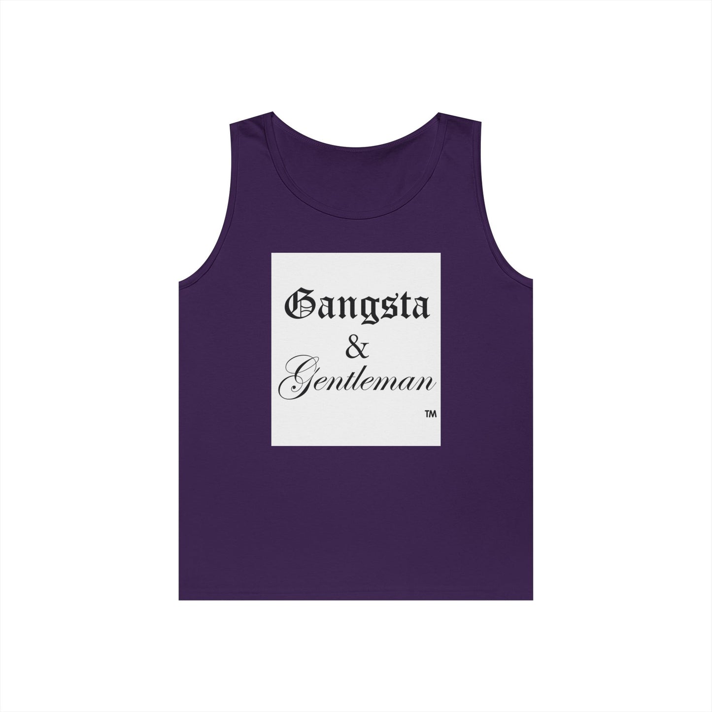 Gangsta & Gentleman Unisex Heavy Cotton Tank Top - Cool Streetwear for Every Occasion