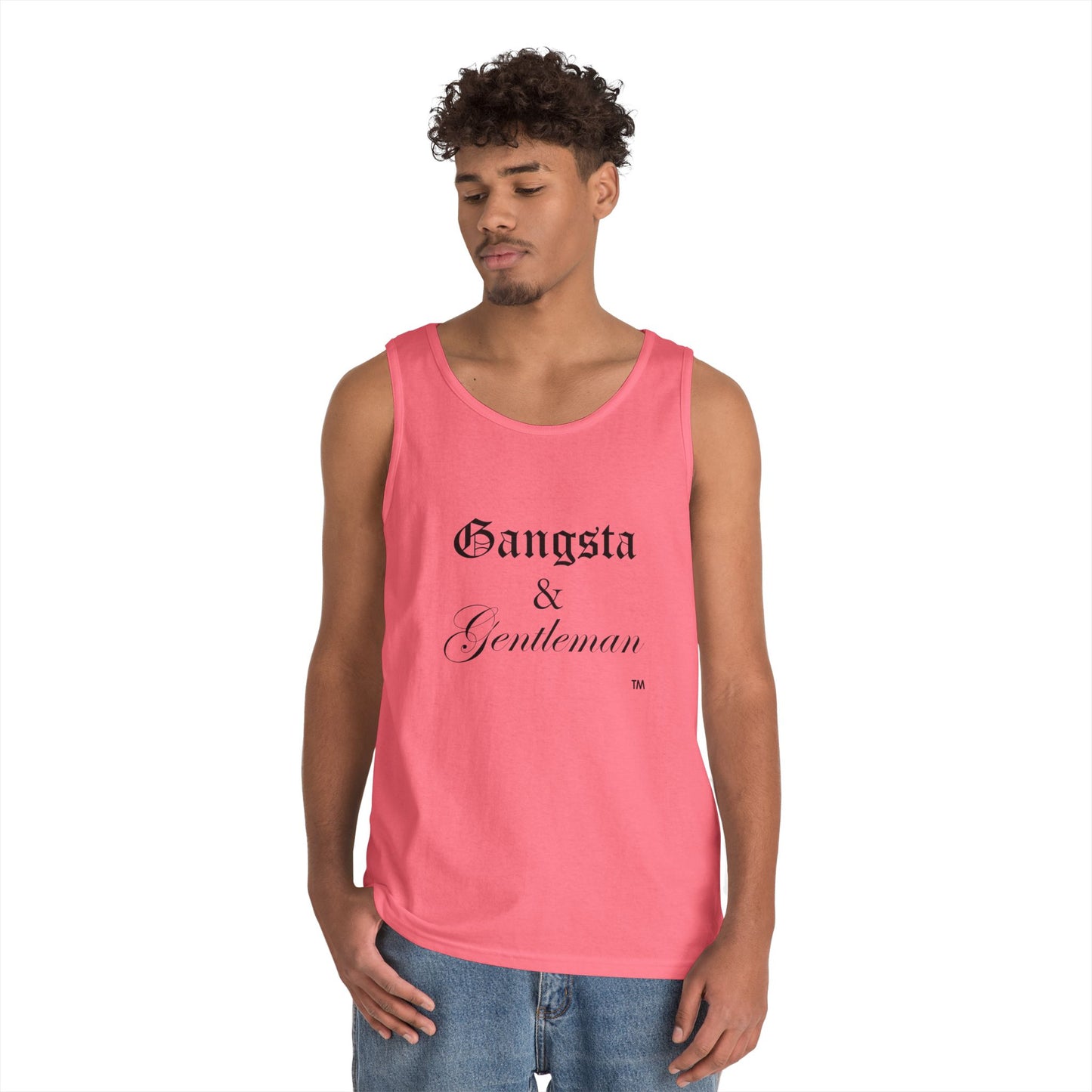 Gangsta & Gentleman Unisex Heavy Cotton Tank Top - Cool Streetwear for Every Occasion