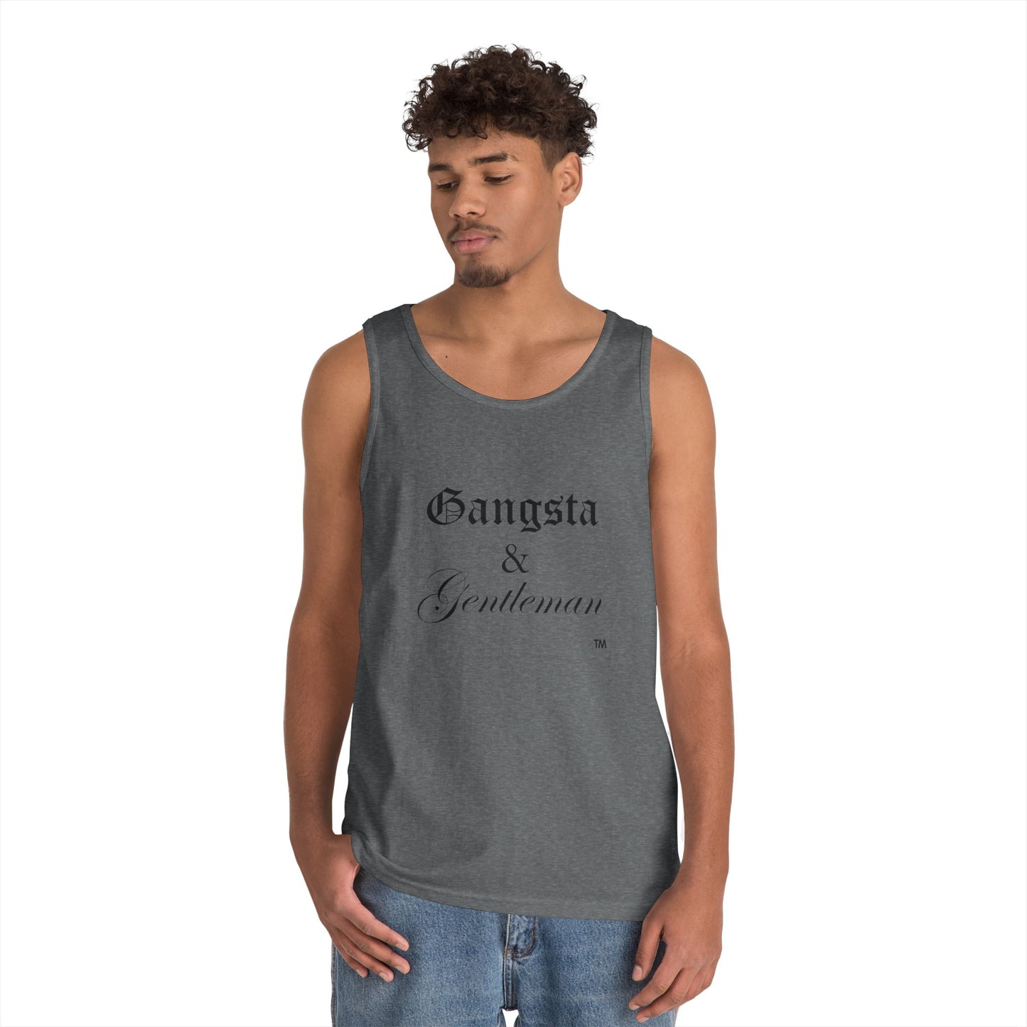 Gangsta & Gentleman Unisex Heavy Cotton Tank Top - Cool Streetwear for Every Occasion