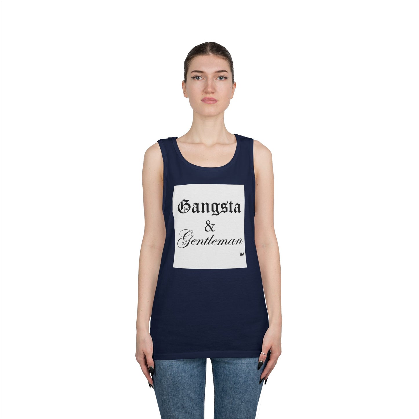 Gangsta & Gentleman Unisex Heavy Cotton Tank Top - Cool Streetwear for Every Occasion