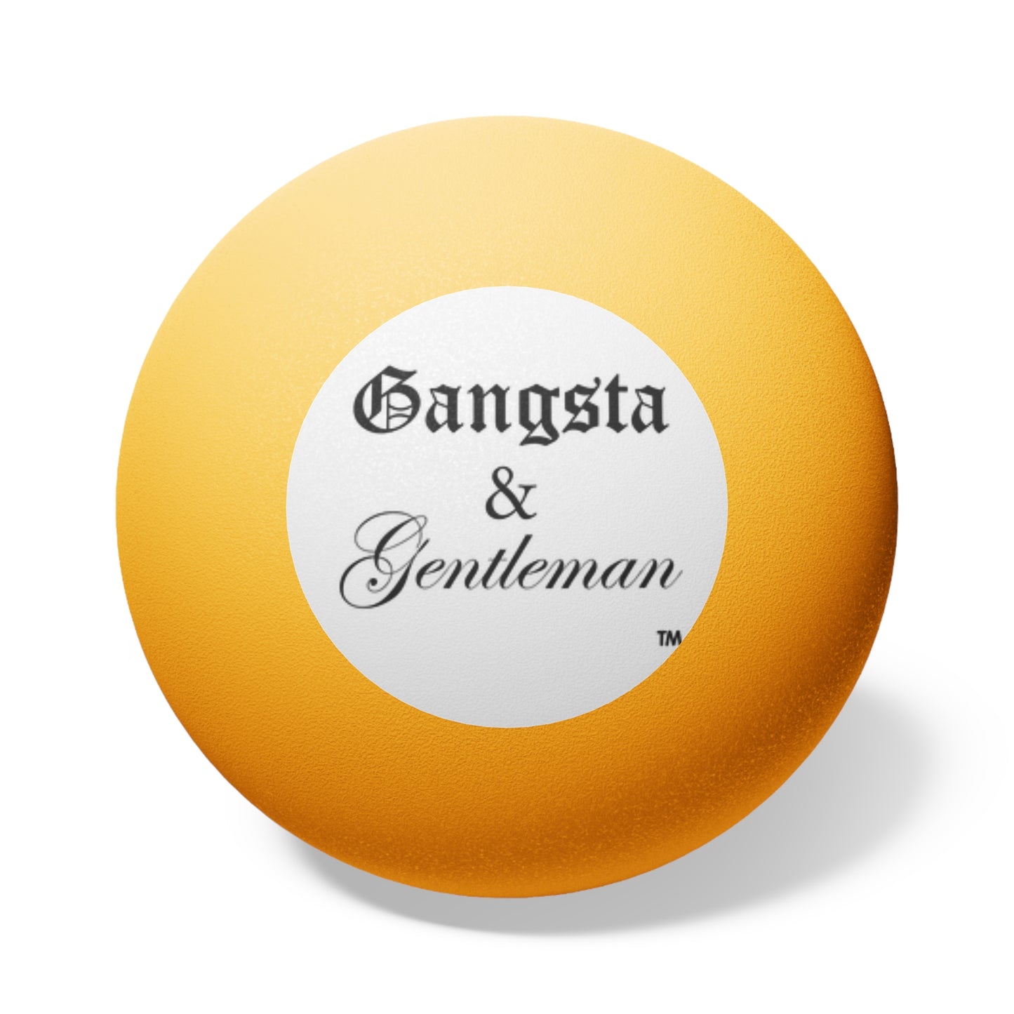 Gangsta & Gentleman Ping Pong/Beer Pong Balls - 6 Pack for Fun and Celebration