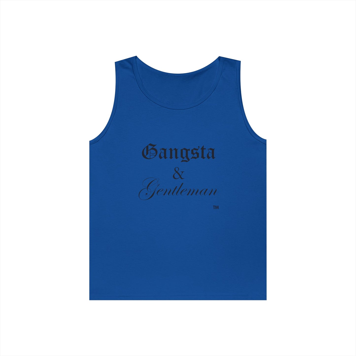 Gangsta & Gentleman Unisex Heavy Cotton Tank Top - Cool Streetwear for Every Occasion
