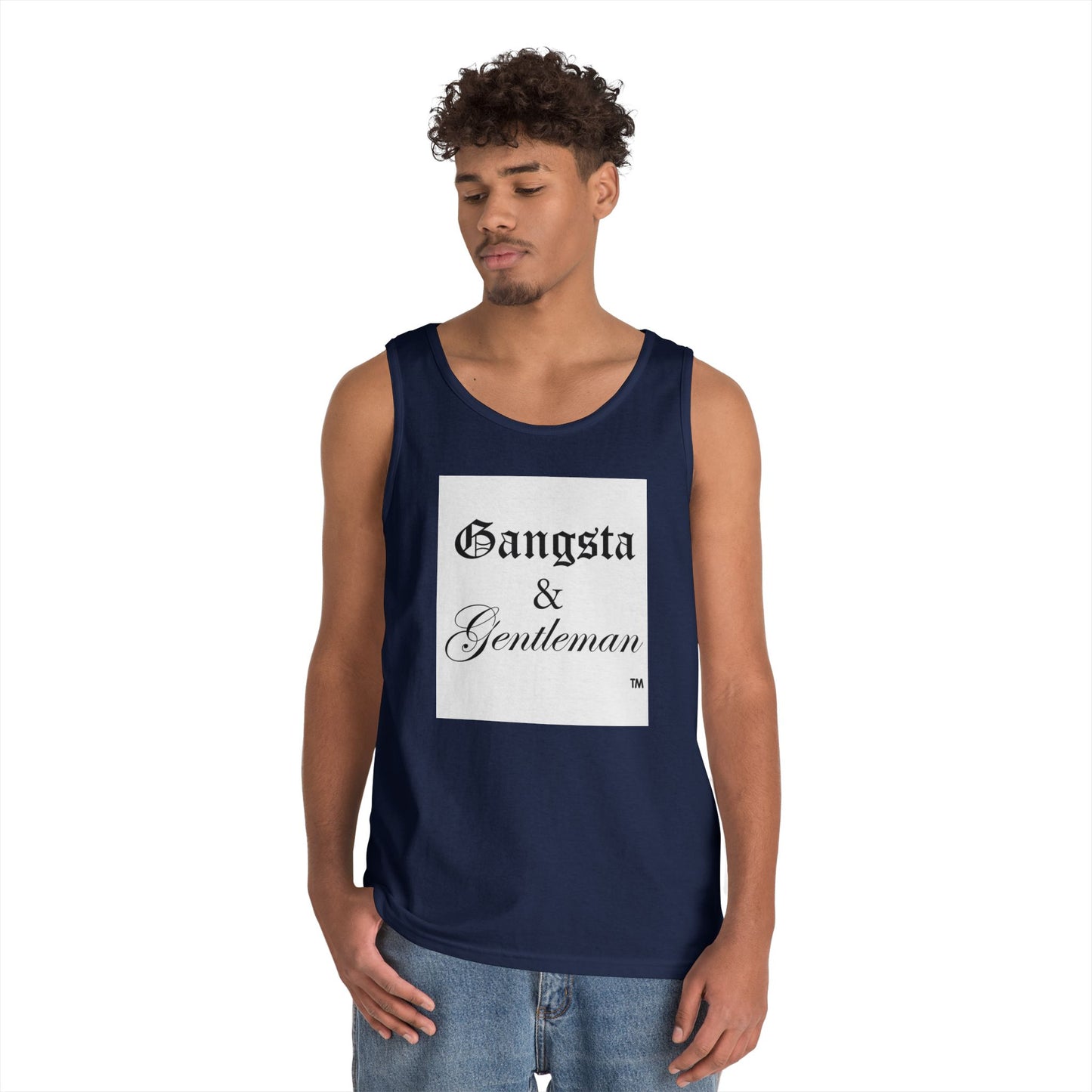 Gangsta & Gentleman Unisex Heavy Cotton Tank Top - Cool Streetwear for Every Occasion