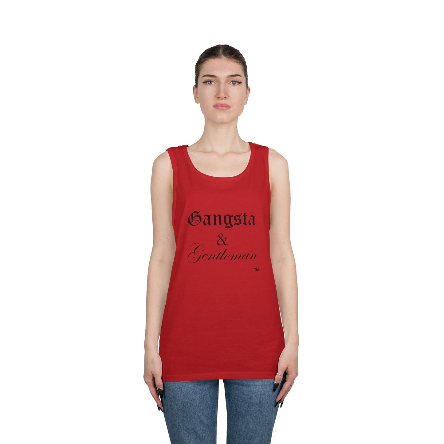 Gangsta & Gentleman Unisex Heavy Cotton Tank Top - Cool Streetwear for Every Occasion
