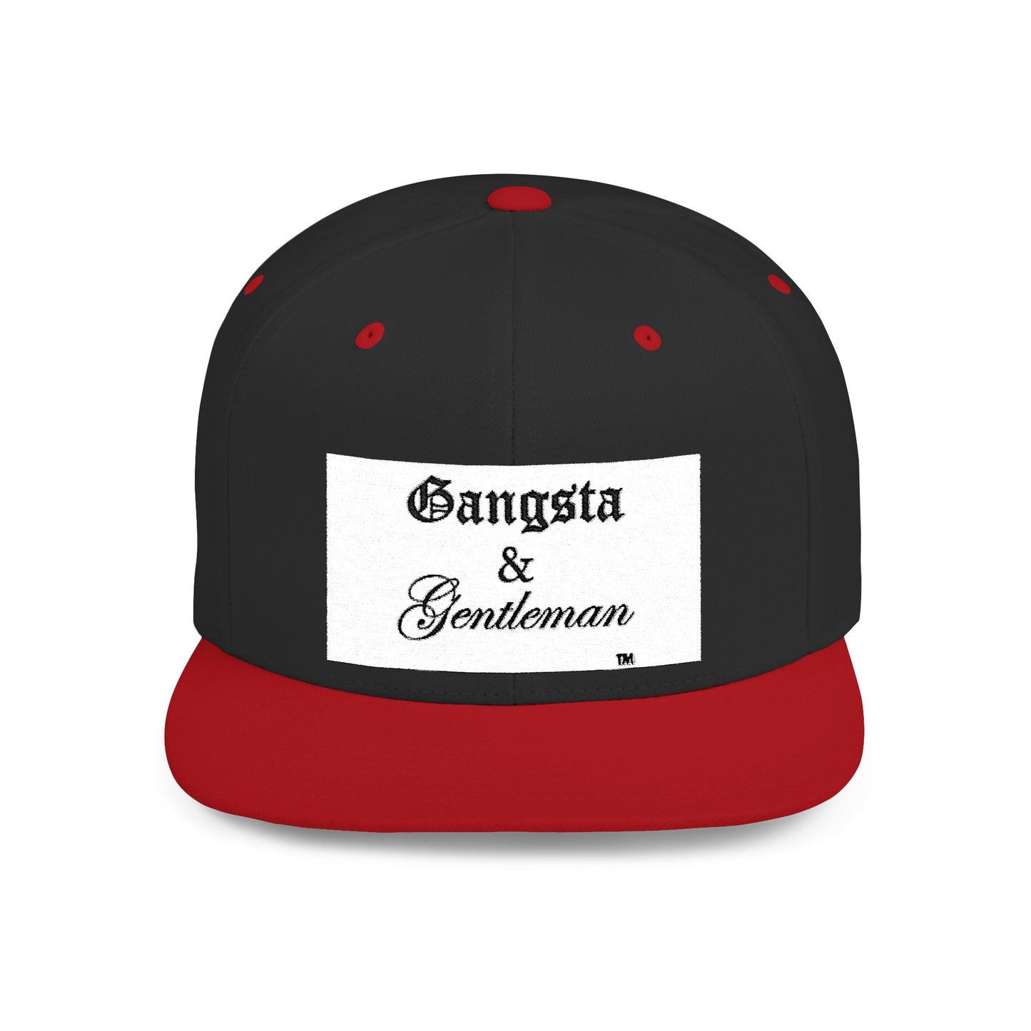 Gangsta & Gentleman Camo Flat Bill Snapback Hat - Stylish Headwear for Trendsetters