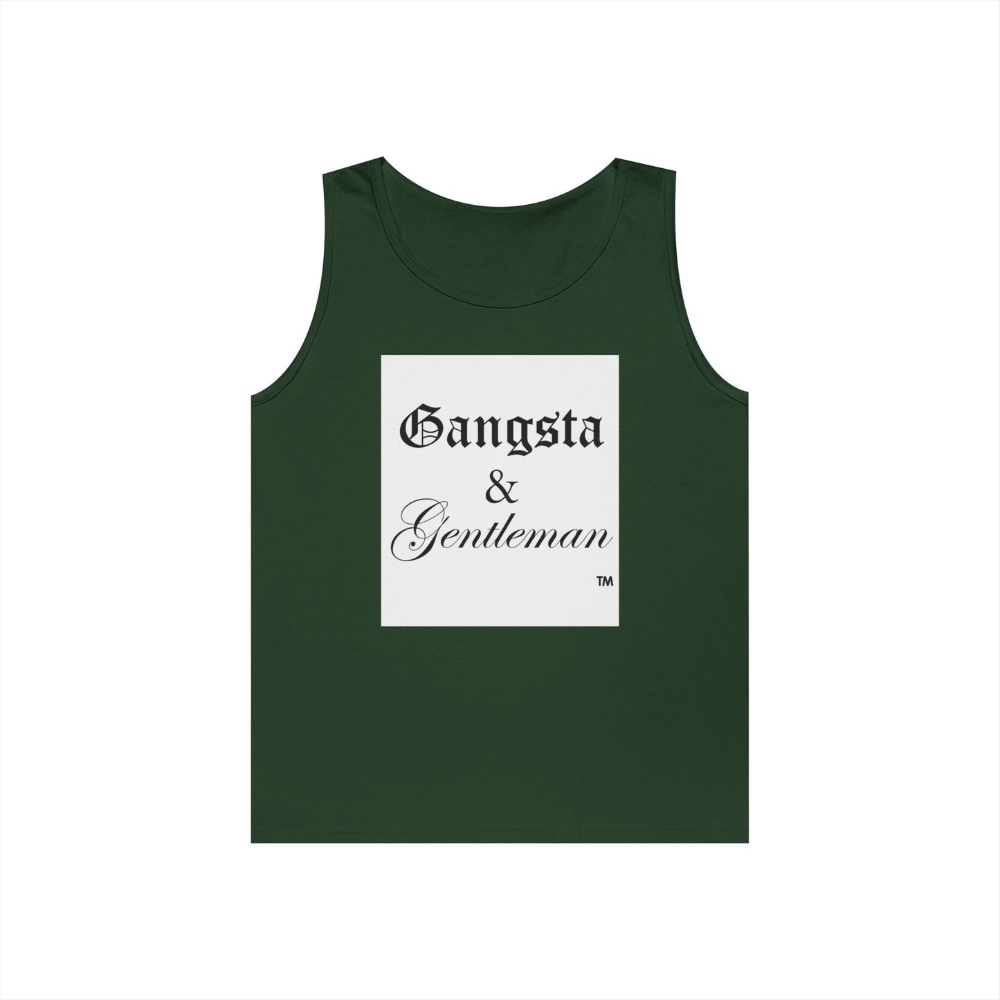 Gangsta & Gentleman Unisex Heavy Cotton Tank Top - Cool Streetwear for Every Occasion