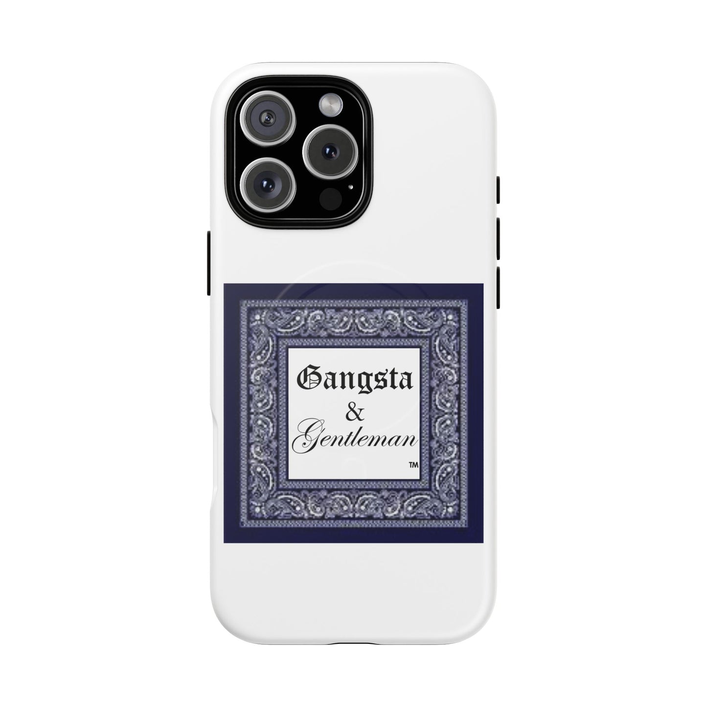 Premium Gangsta & Gentleman iPhone Case - Magnetic, Shockproof & Custom Design