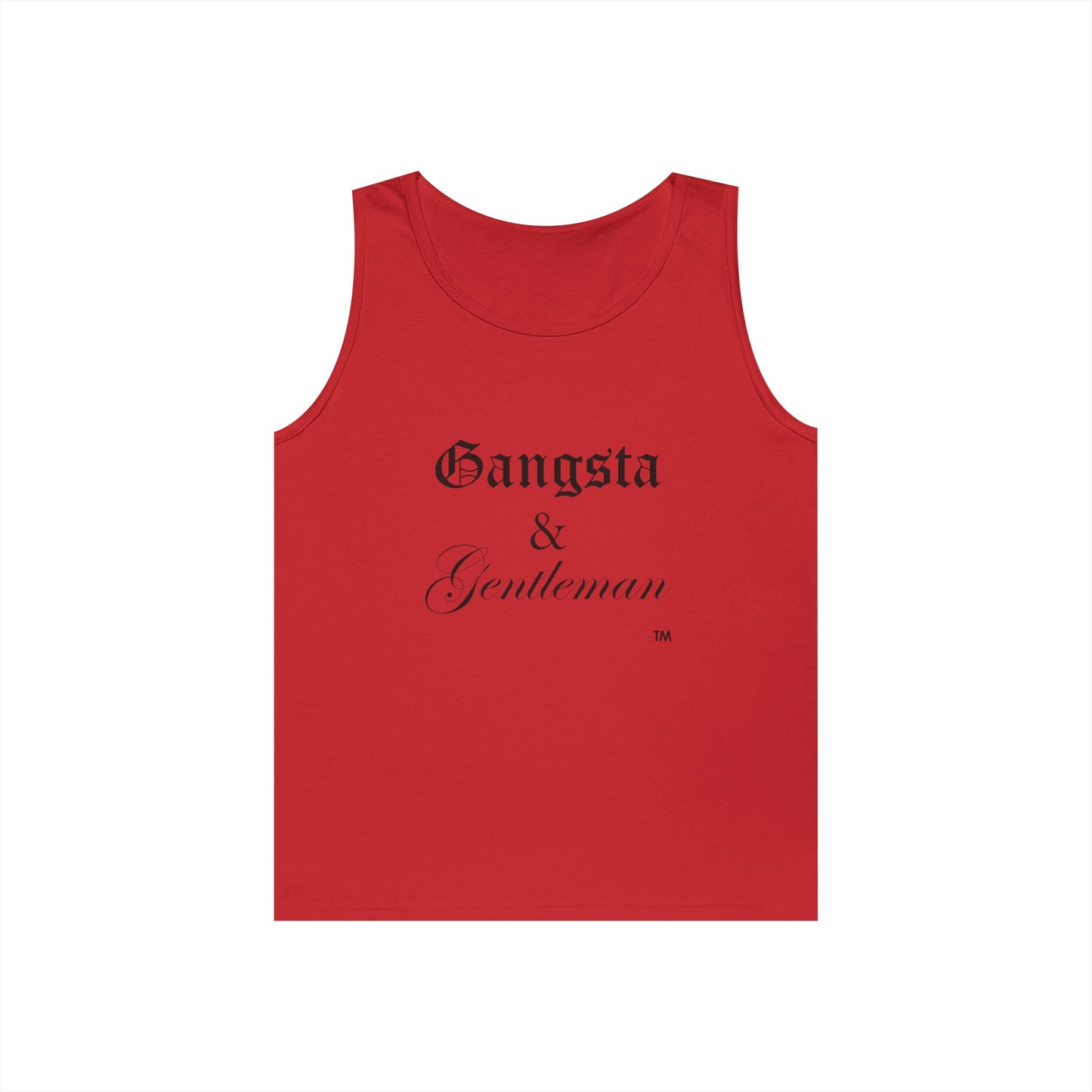 Gangsta & Gentleman Unisex Heavy Cotton Tank Top - Cool Streetwear for Every Occasion
