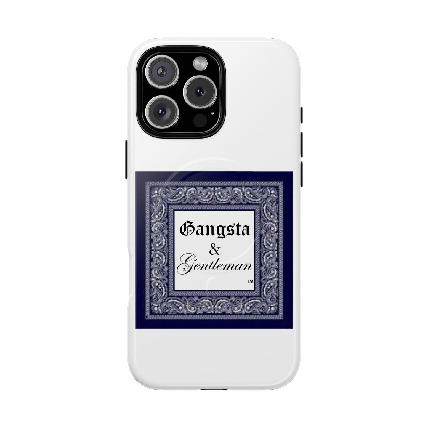 Premium Gangsta & Gentleman iPhone Case - Magnetic, Shockproof & Custom Design