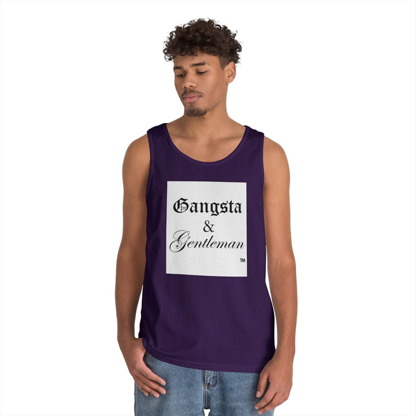 Gangsta & Gentleman Unisex Heavy Cotton Tank Top - Cool Streetwear for Every Occasion