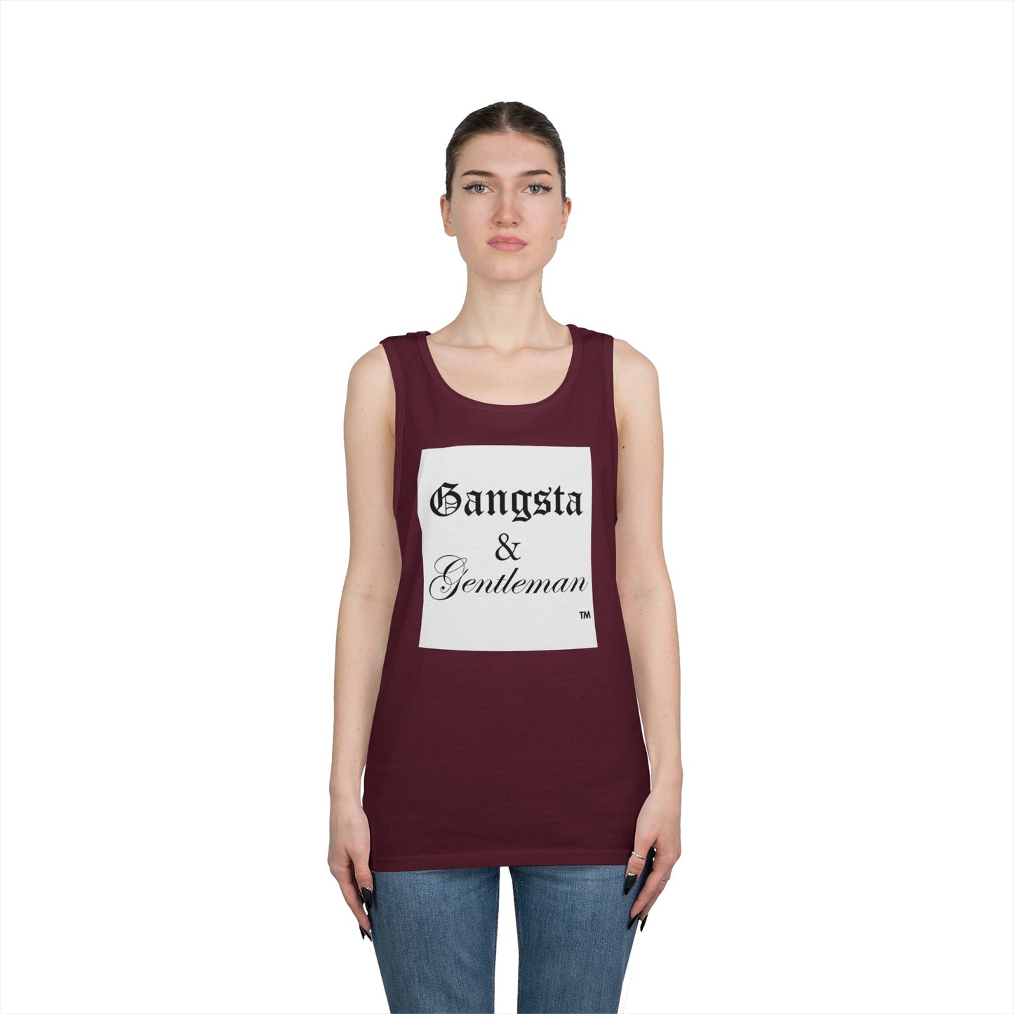 Gangsta & Gentleman Unisex Heavy Cotton Tank Top - Cool Streetwear for Every Occasion