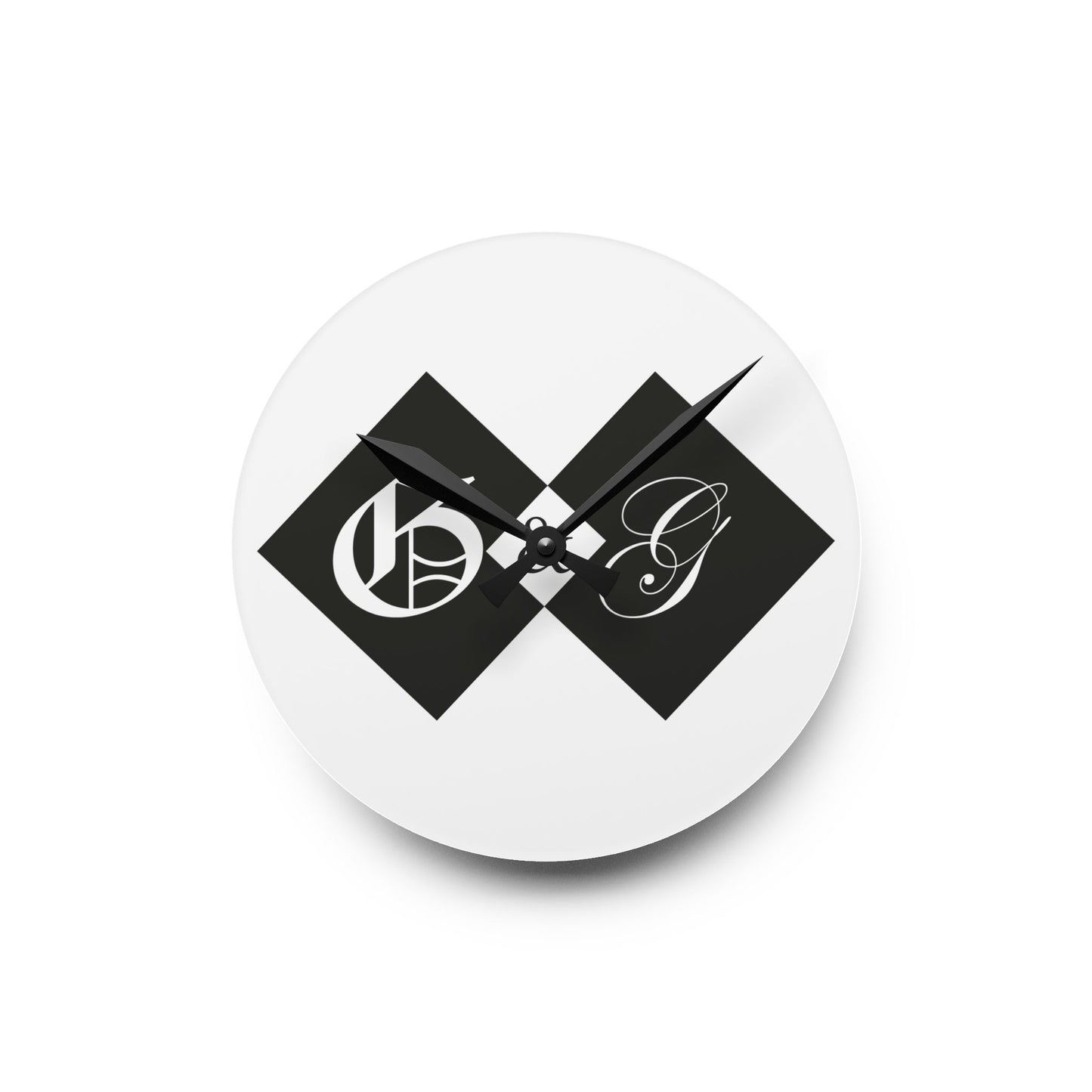 Trendsetting 'Gangsta & Gentleman' Wall Clock - Available in Round & Square, Multiple Sizes
