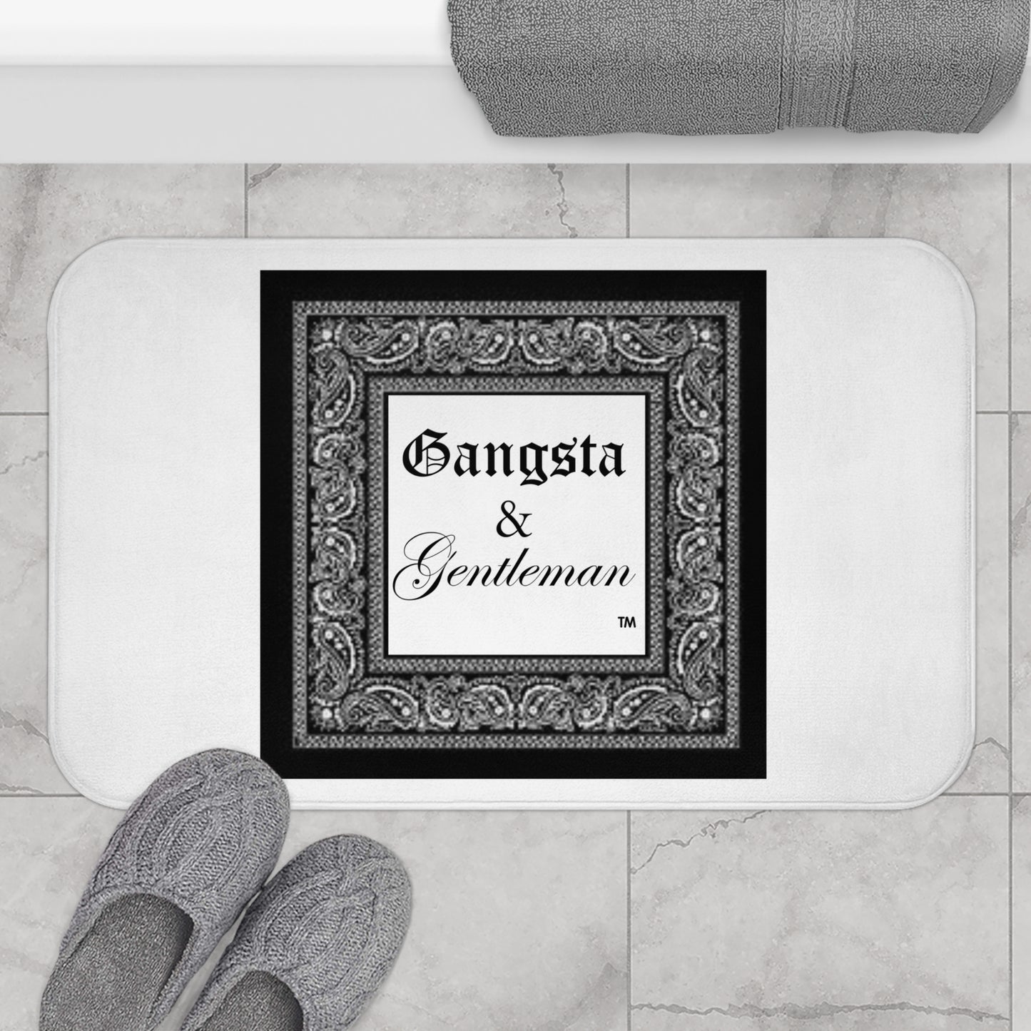 Gangsta & Gentleman Bath Mat