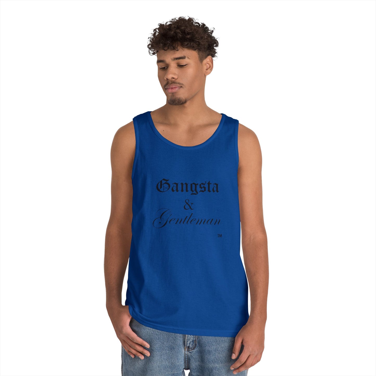 Gangsta & Gentleman Unisex Heavy Cotton Tank Top - Cool Streetwear for Every Occasion