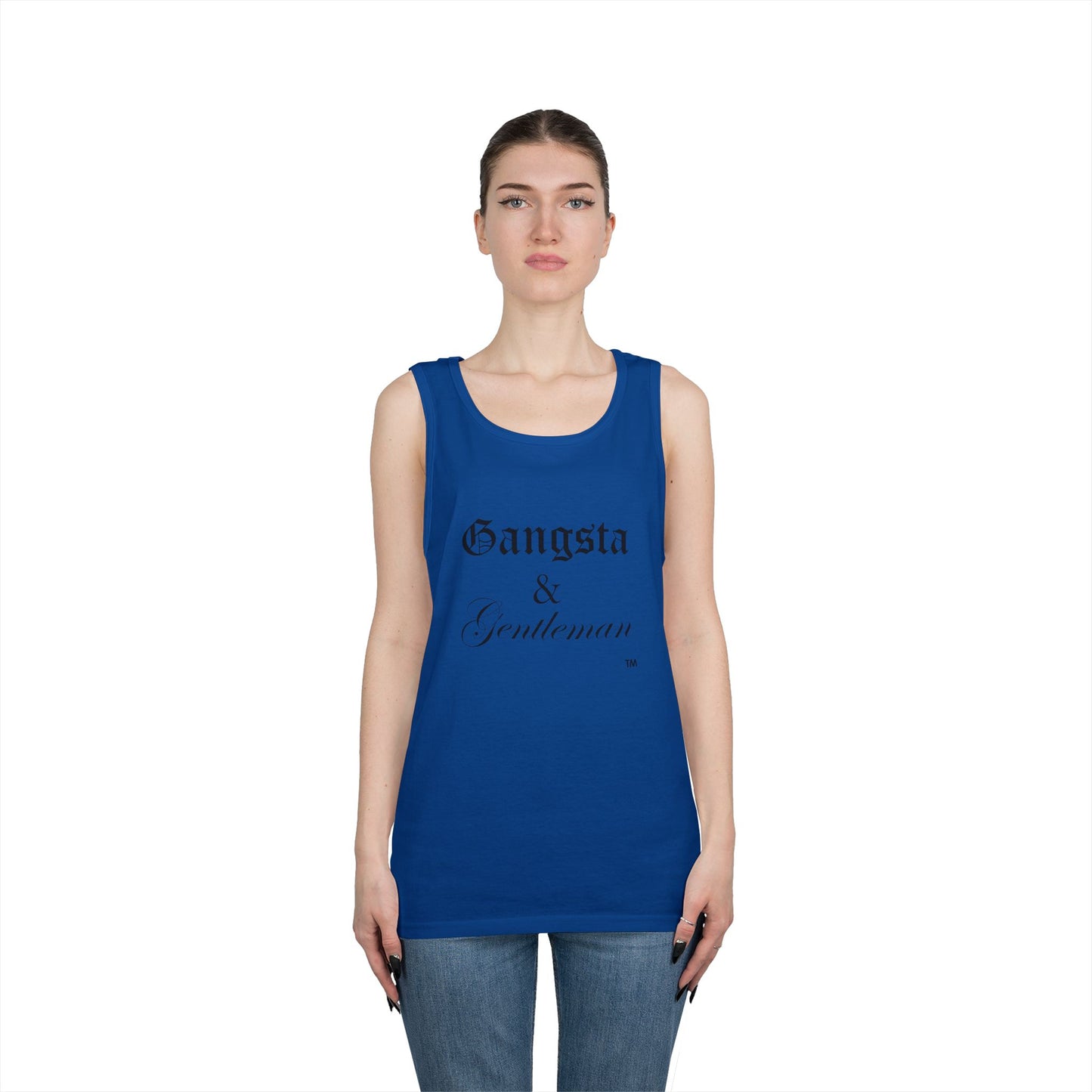 Gangsta & Gentleman Unisex Heavy Cotton Tank Top - Cool Streetwear for Every Occasion