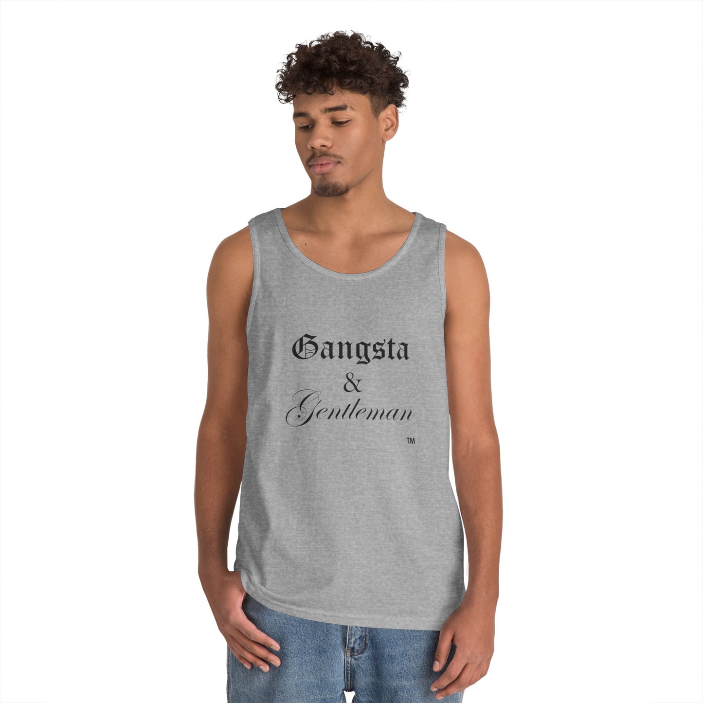 Gangsta & Gentleman Unisex Heavy Cotton Tank Top - Cool Streetwear for Every Occasion