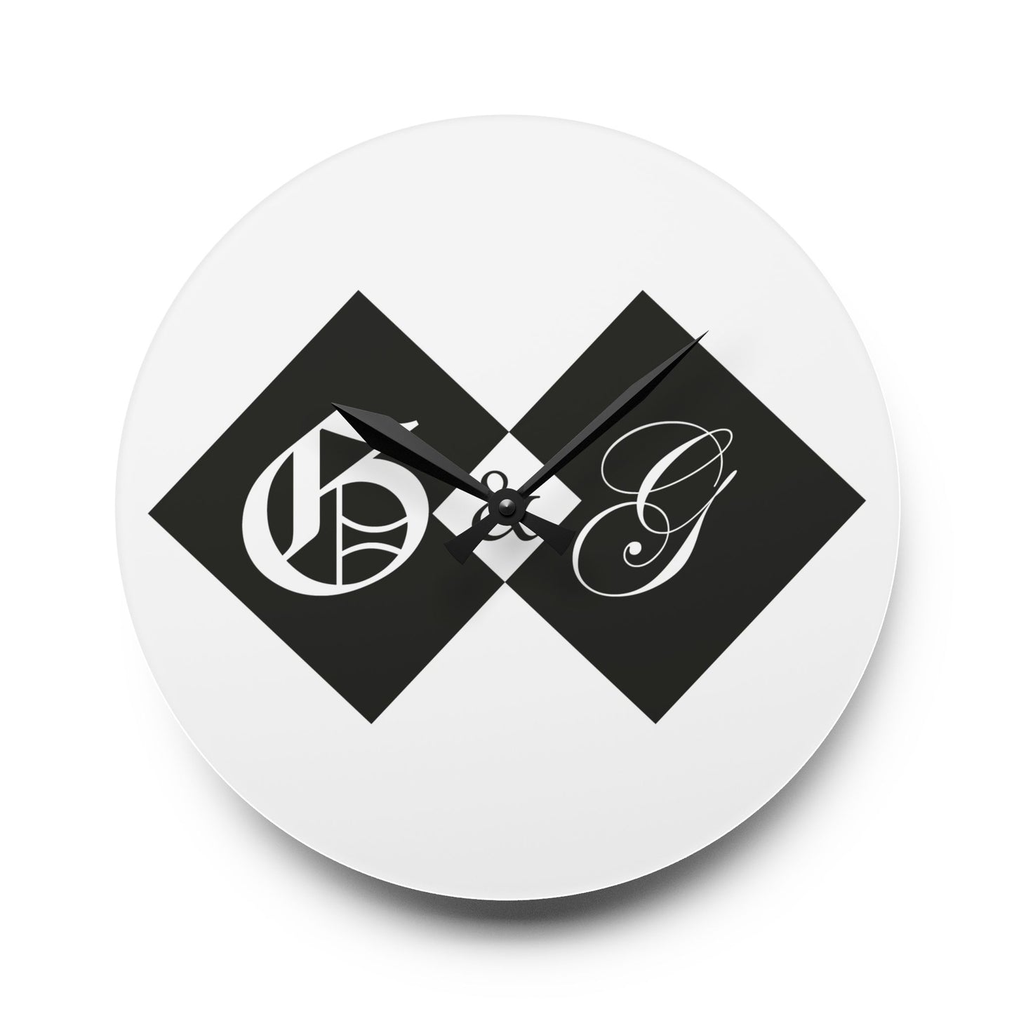 Trendsetting 'Gangsta & Gentleman' Wall Clock - Available in Round & Square, Multiple Sizes