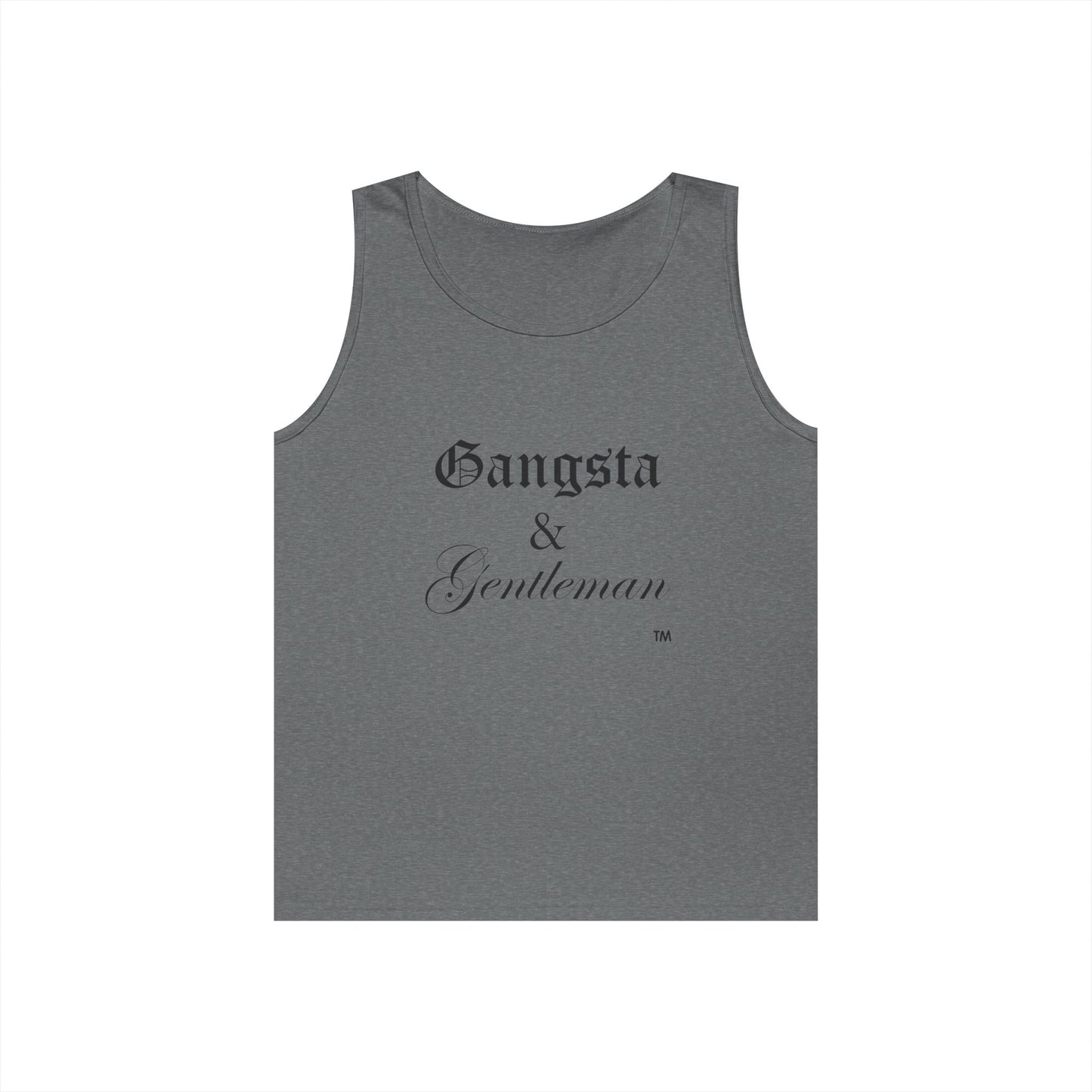 Gangsta & Gentleman Unisex Heavy Cotton Tank Top - Cool Streetwear for Every Occasion