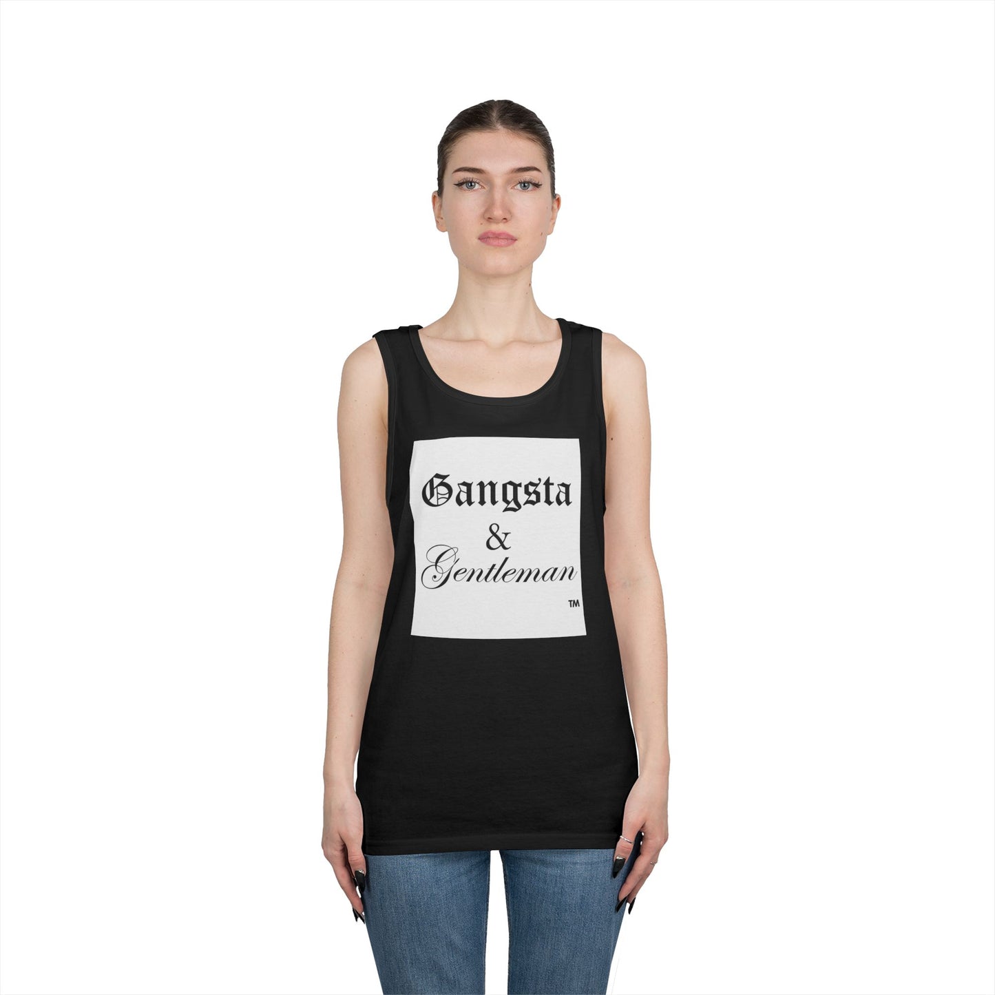 Gangsta & Gentleman Unisex Heavy Cotton Tank Top - Cool Streetwear for Every Occasion