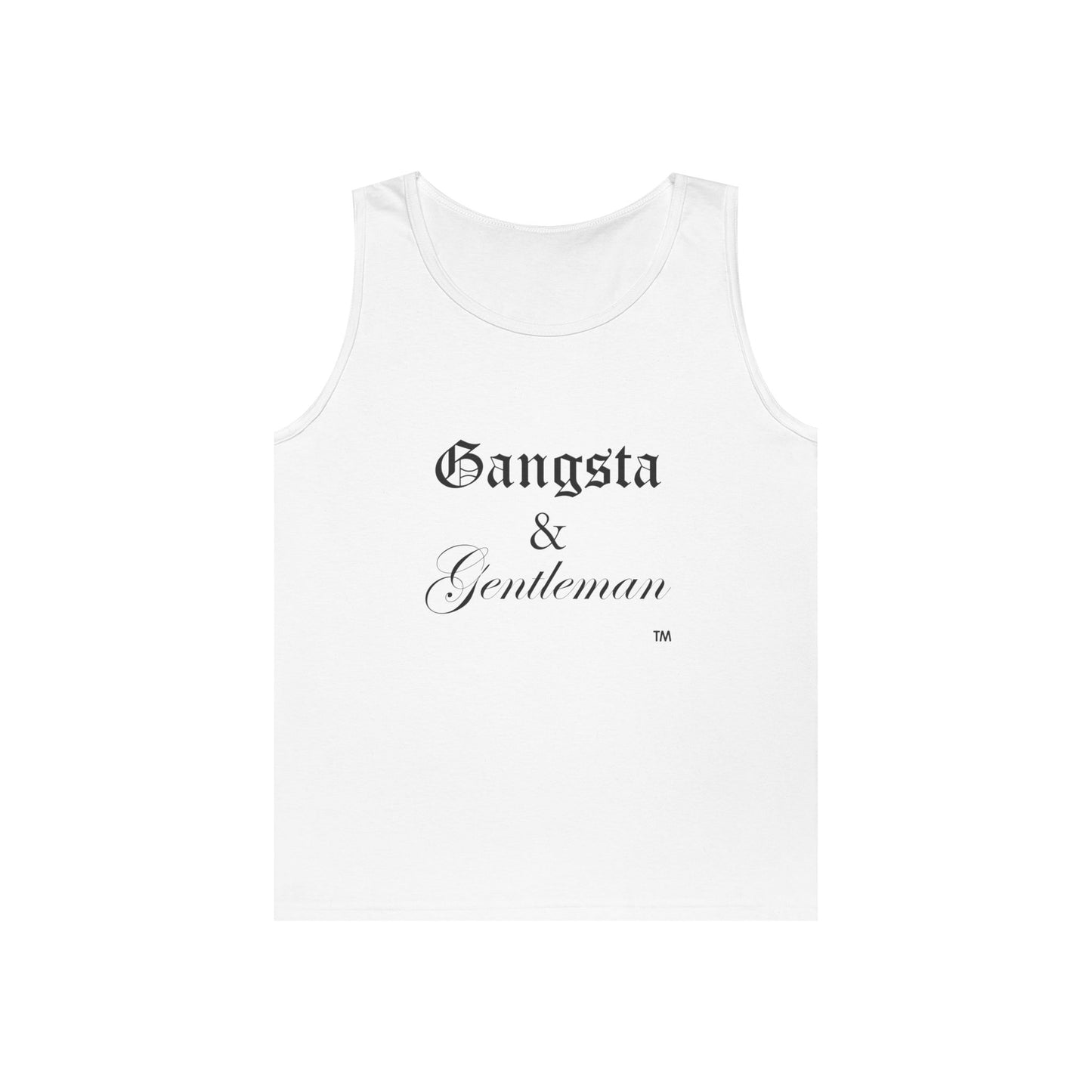 Gangsta & Gentleman Unisex Heavy Cotton Tank Top - Cool Streetwear for Every Occasion