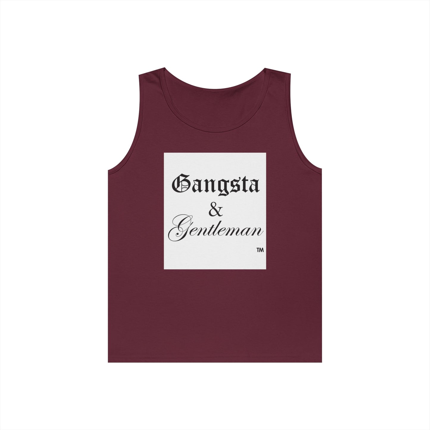 Gangsta & Gentleman Unisex Heavy Cotton Tank Top - Cool Streetwear for Every Occasion