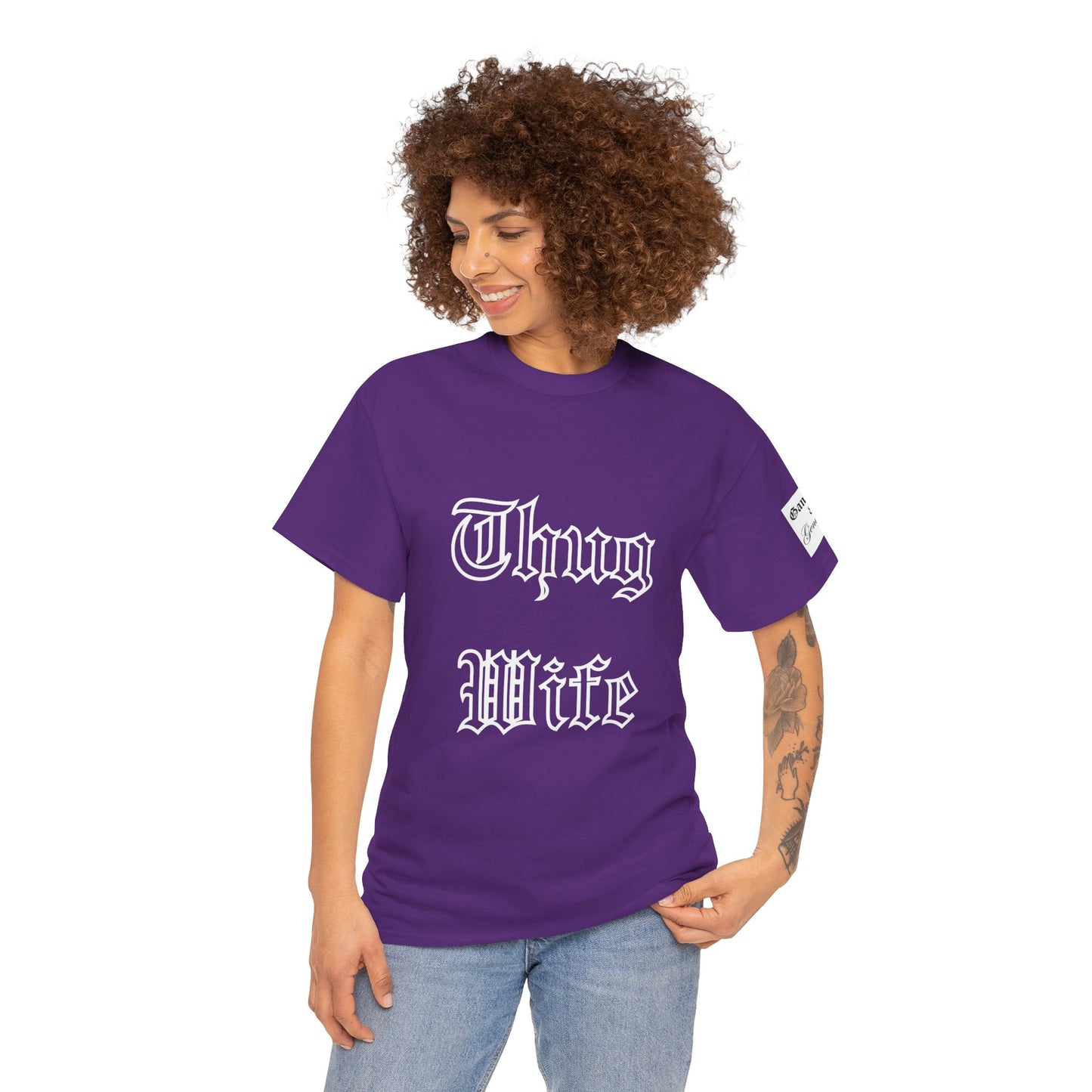 Thug Wife T-Shirt by Gangsta & Gentleman- Graphic Tee for Bold Wives
