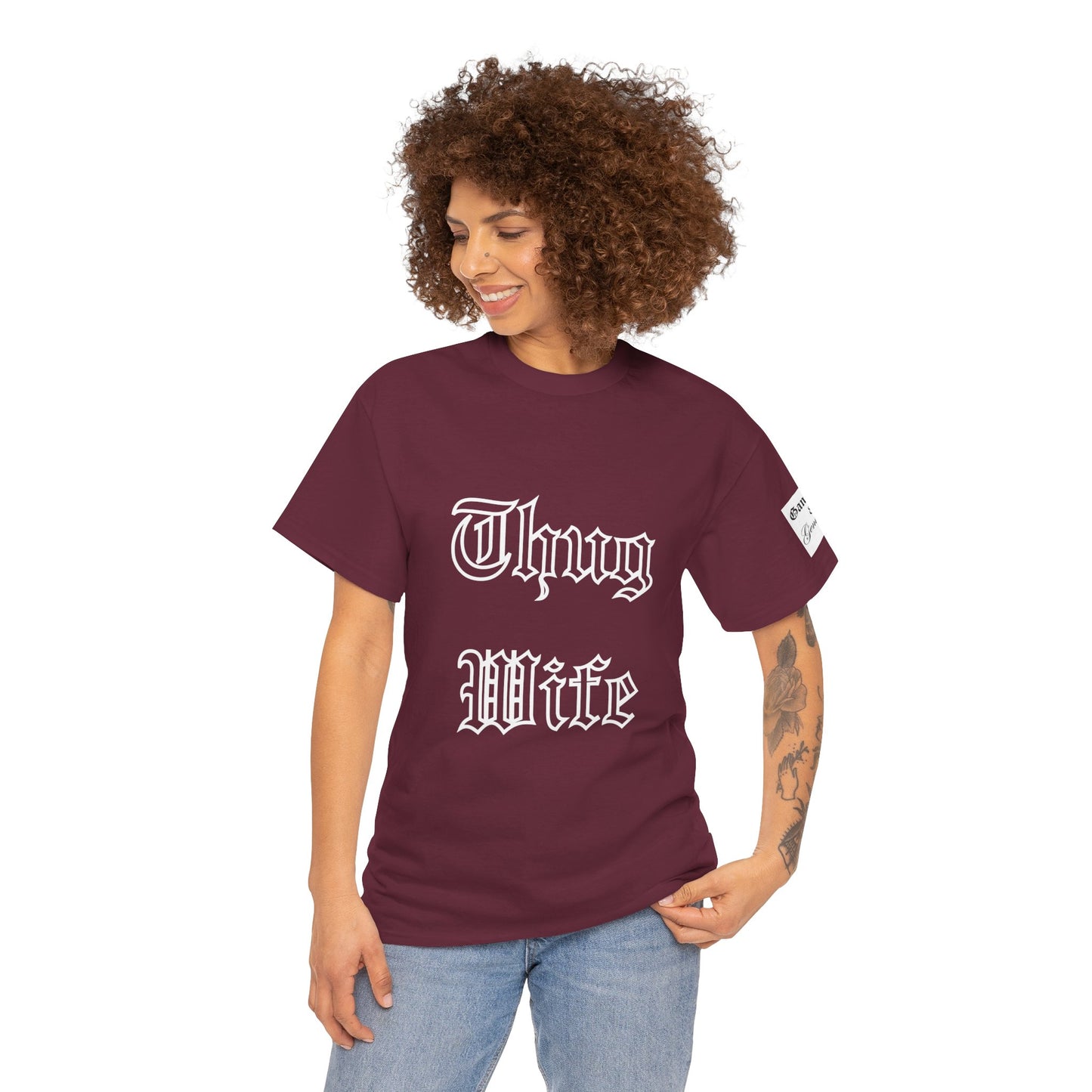 Thug Wife T-Shirt by Gangsta & Gentleman- Graphic Tee for Bold Wives