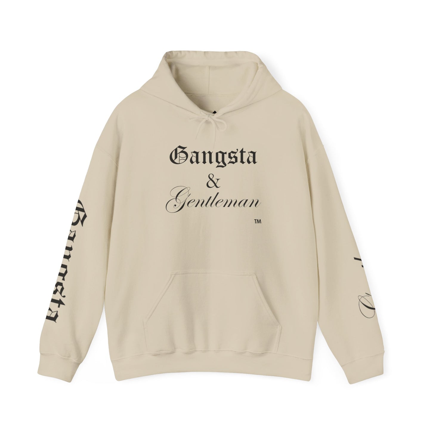 'Gangsta & Gentleman' Hoodie — Graphic Brand Pullover