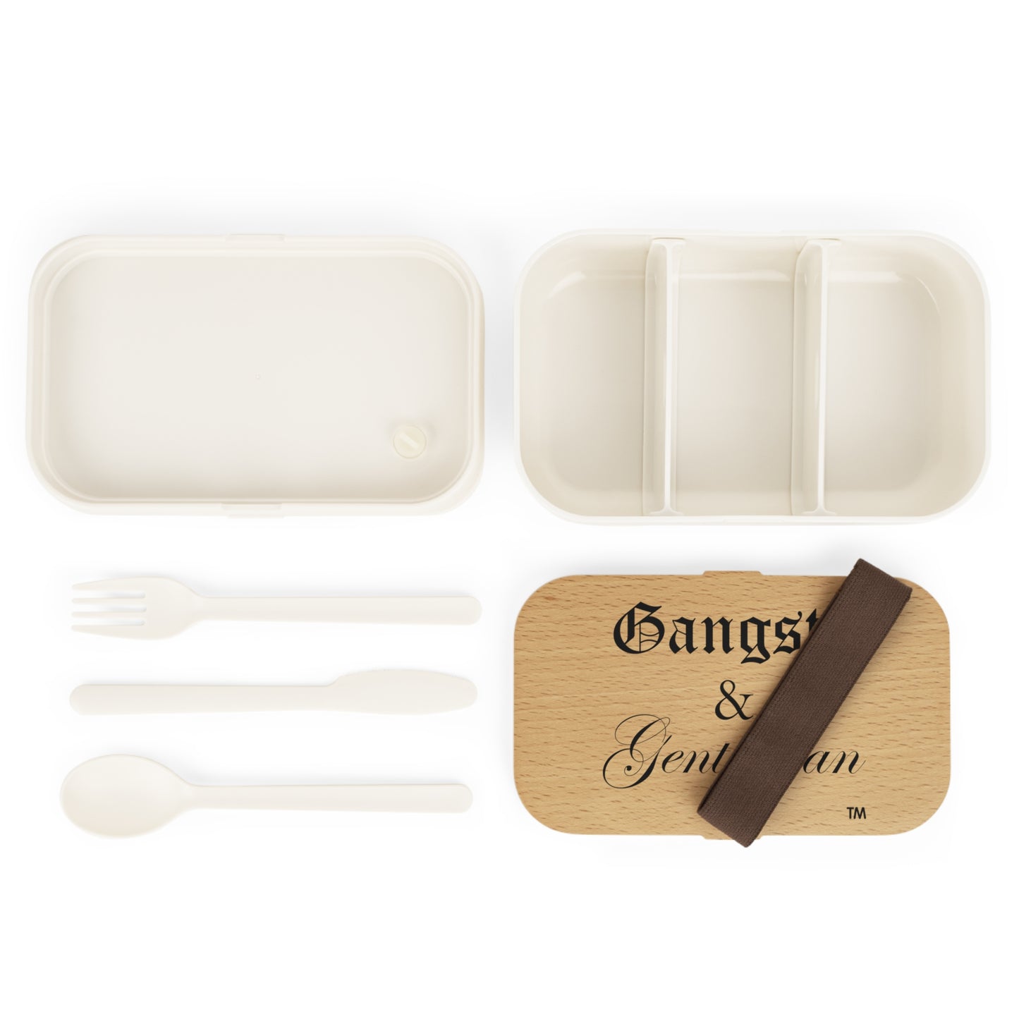 Gangsta & Gentleman Bento Lunch Box - Stylish Meal Prep Container for Foodies
