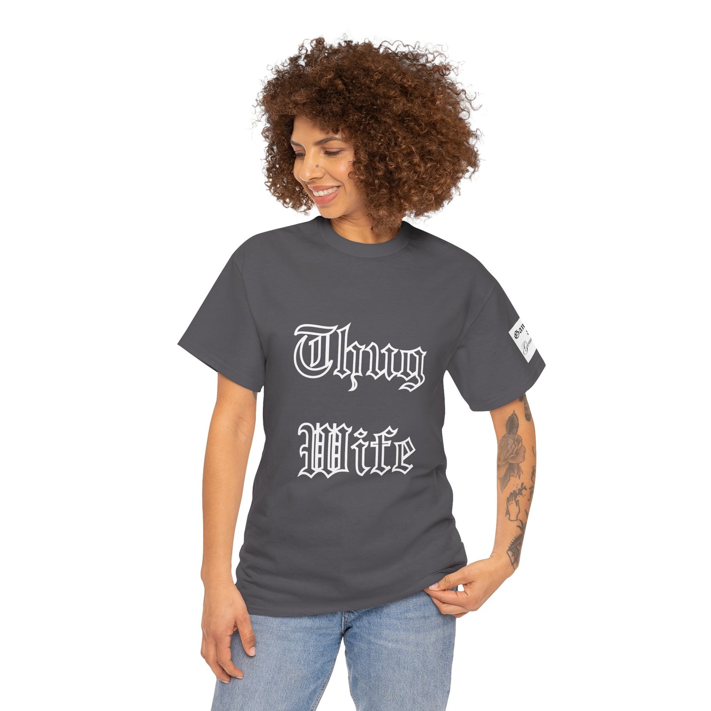Thug Wife T-Shirt by Gangsta & Gentleman- Graphic Tee for Bold Wives