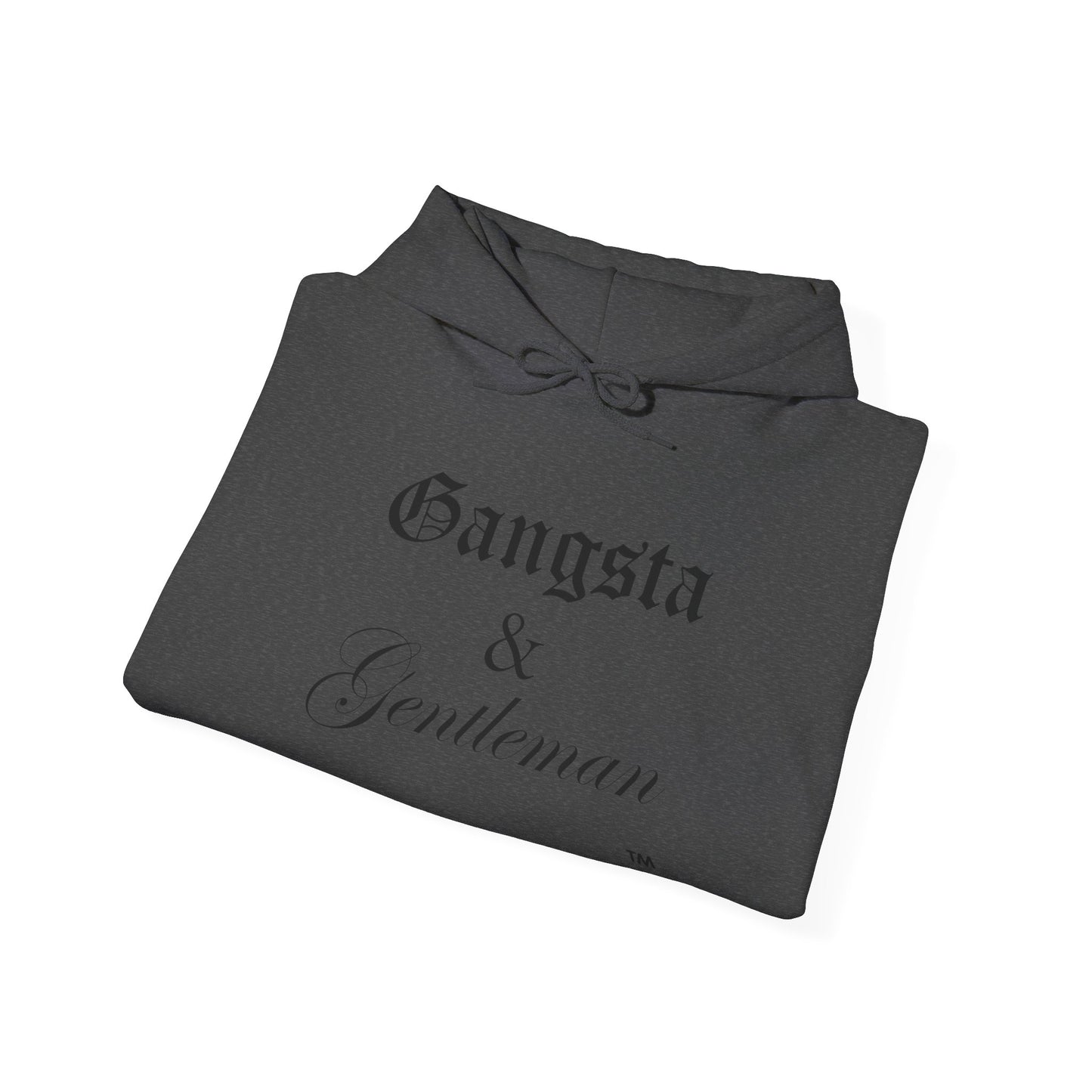 'Gangsta & Gentleman' Hoodie — Graphic Brand Pullover