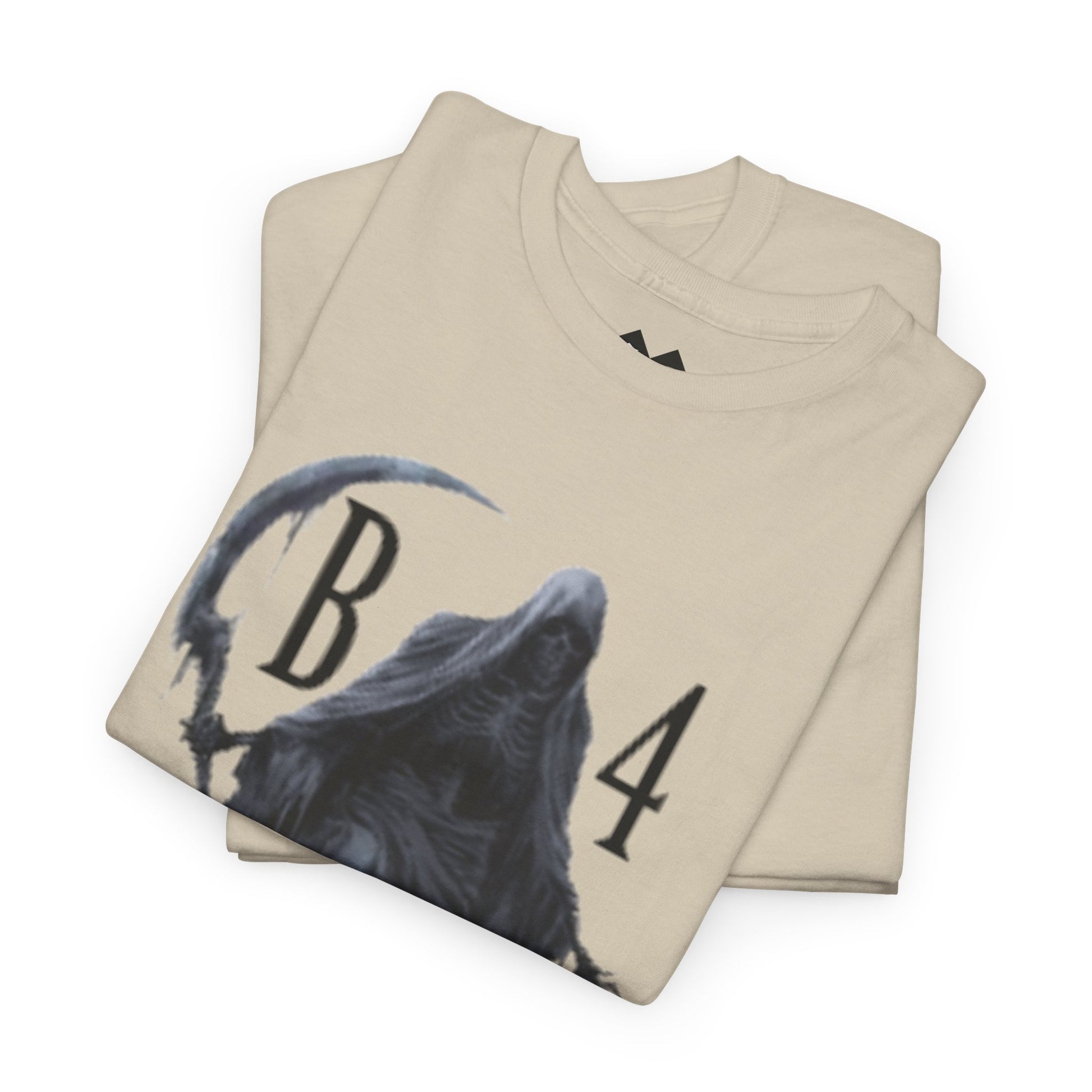 T-Shirt — Grim Reaper 'Death B4 Dishonor' Graphic Tee - Gangsta & Gentleman