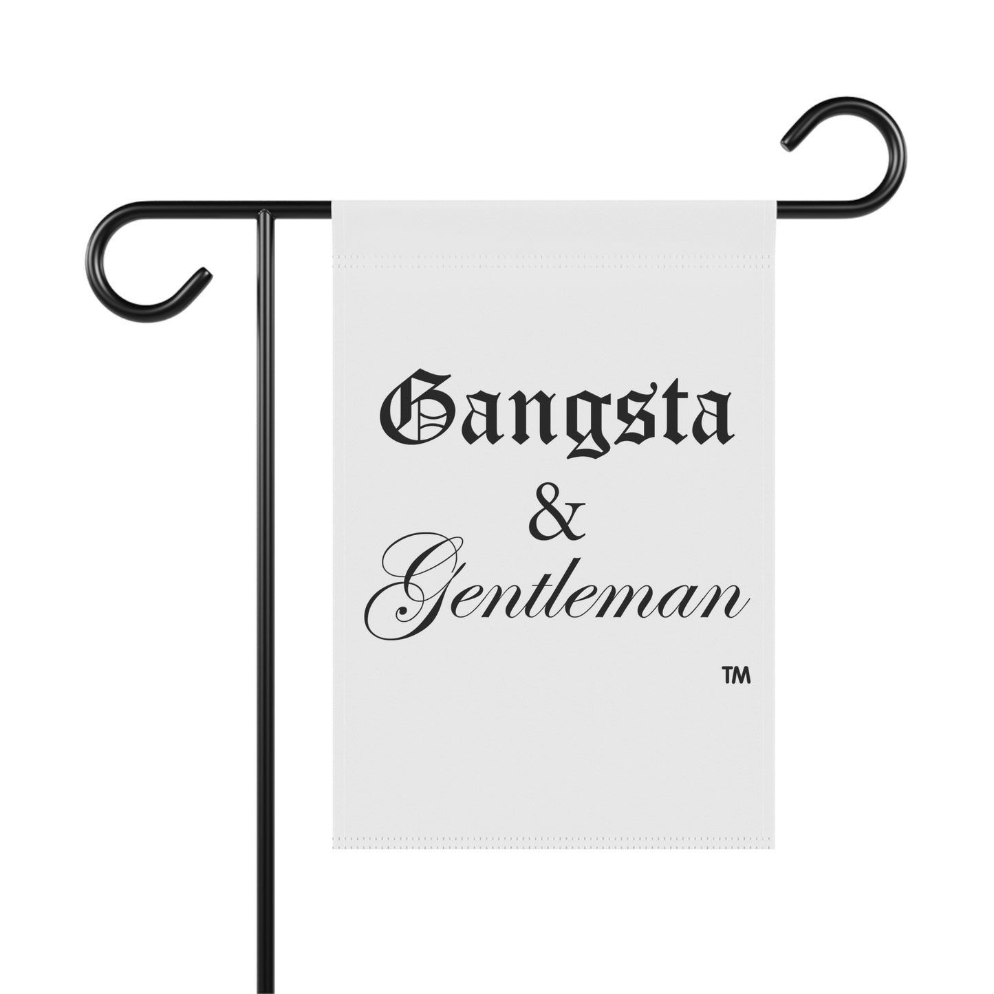 Gangsta & Gentleman Garden Banner - Stylish Outdoor Decor for Celebrations