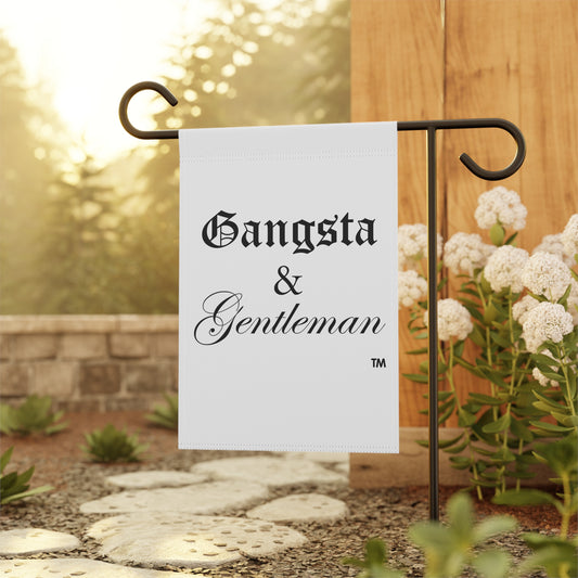 Gangsta & Gentleman Garden Banner - Stylish Outdoor Decor for Celebrations