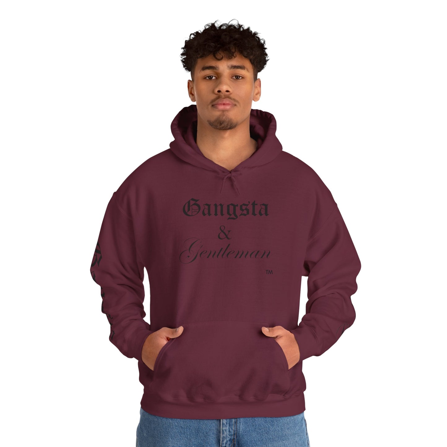 'Gangsta & Gentleman' Hoodie — Graphic Brand Pullover