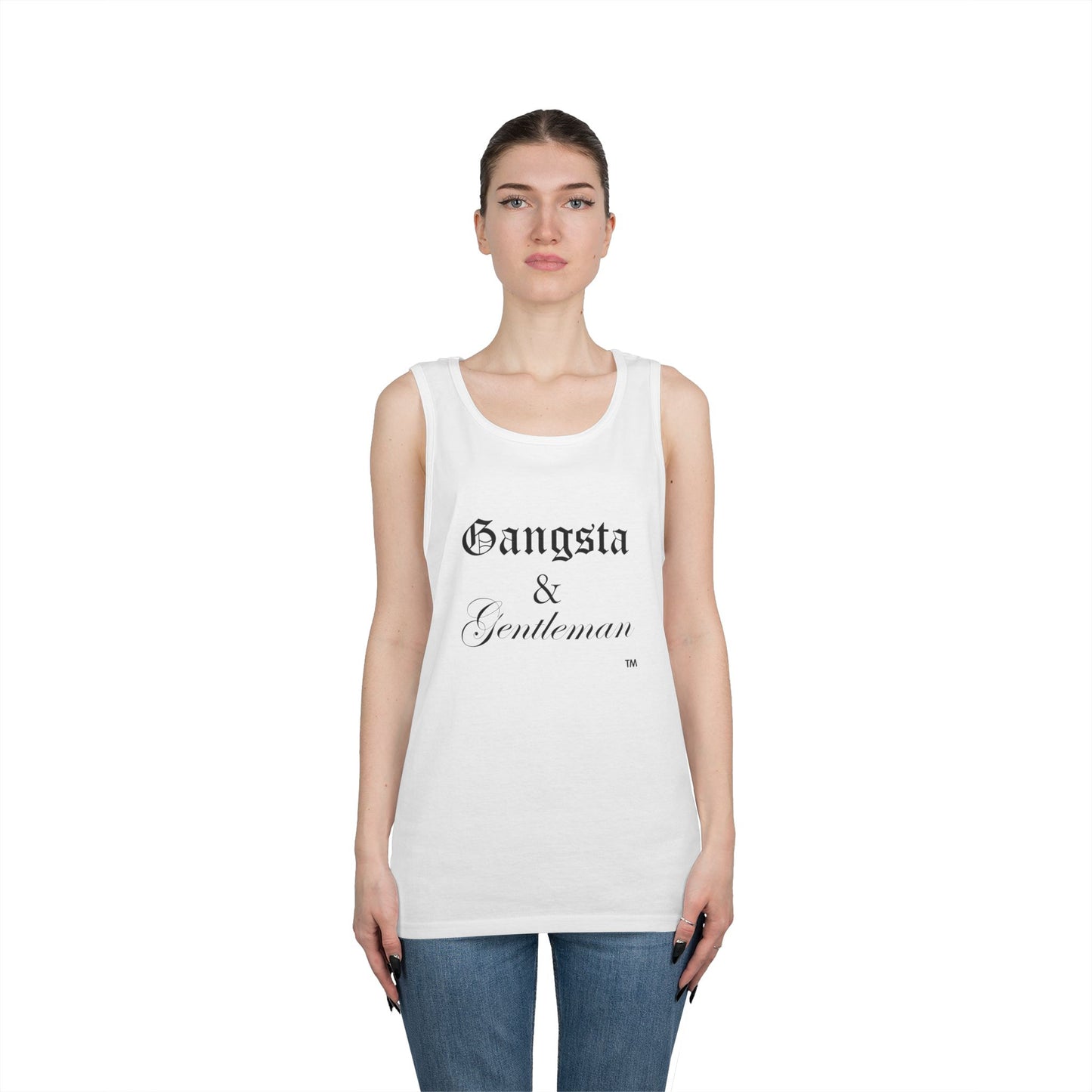 Gangsta & Gentleman Unisex Heavy Cotton Tank Top - Cool Streetwear for Every Occasion