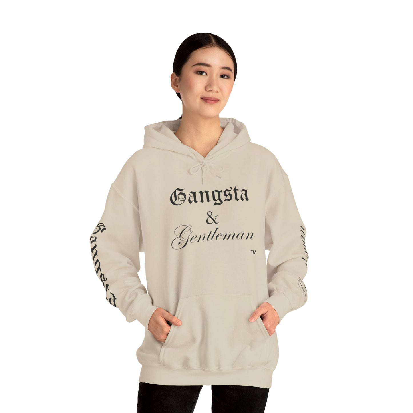 'Gangsta & Gentleman' Hoodie — Graphic Brand Pullover