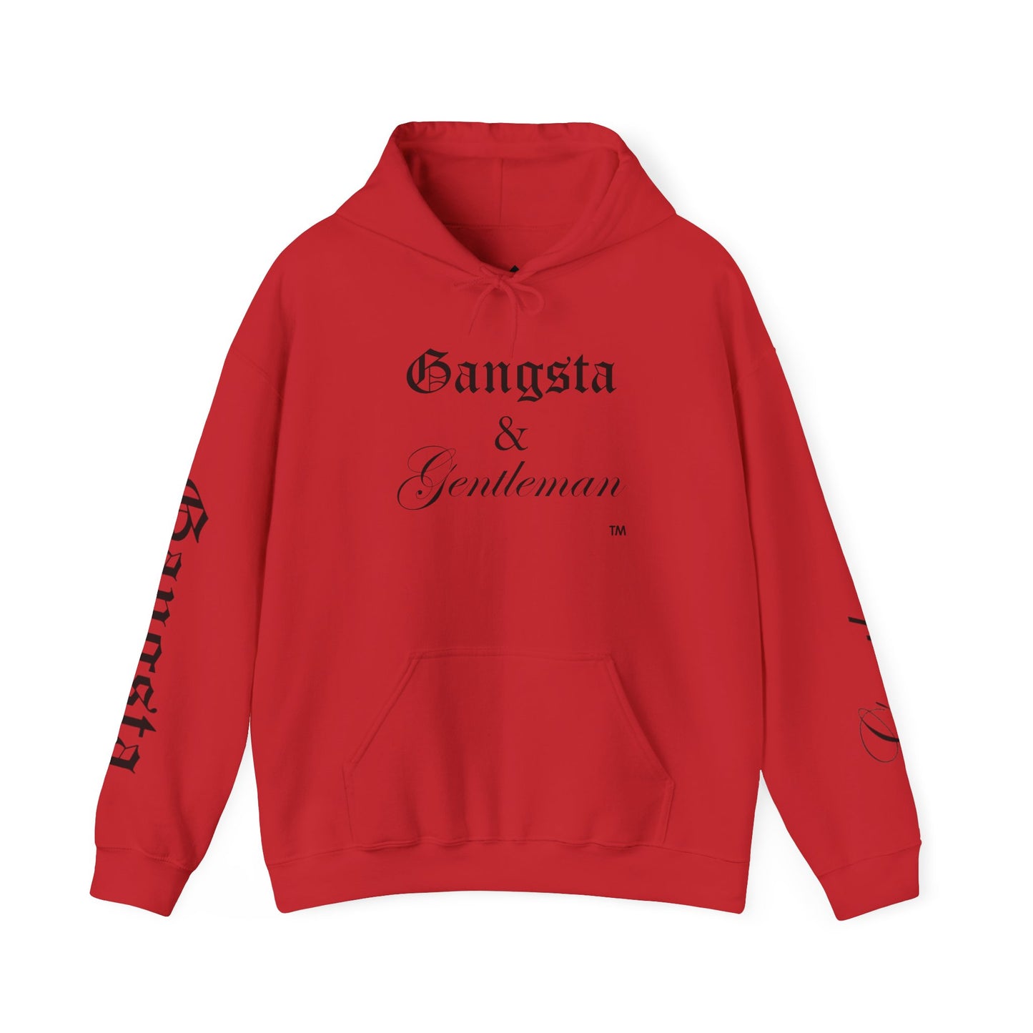 'Gangsta & Gentleman' Hoodie — Graphic Brand Pullover