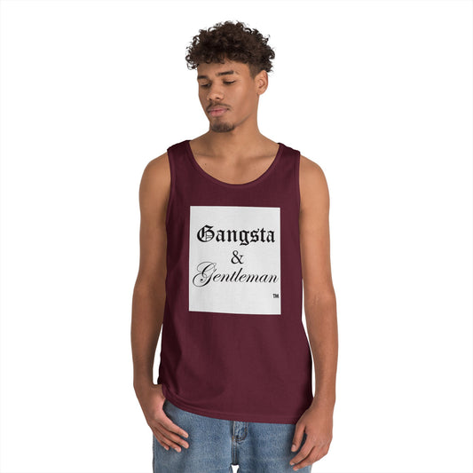 Gangsta & Gentleman Unisex Heavy Cotton Tank Top - Cool Streetwear for Every Occasion