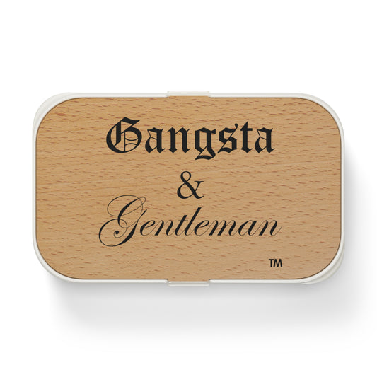 Gangsta & Gentleman Bento Lunch Box - Stylish Meal Prep Container for Foodies