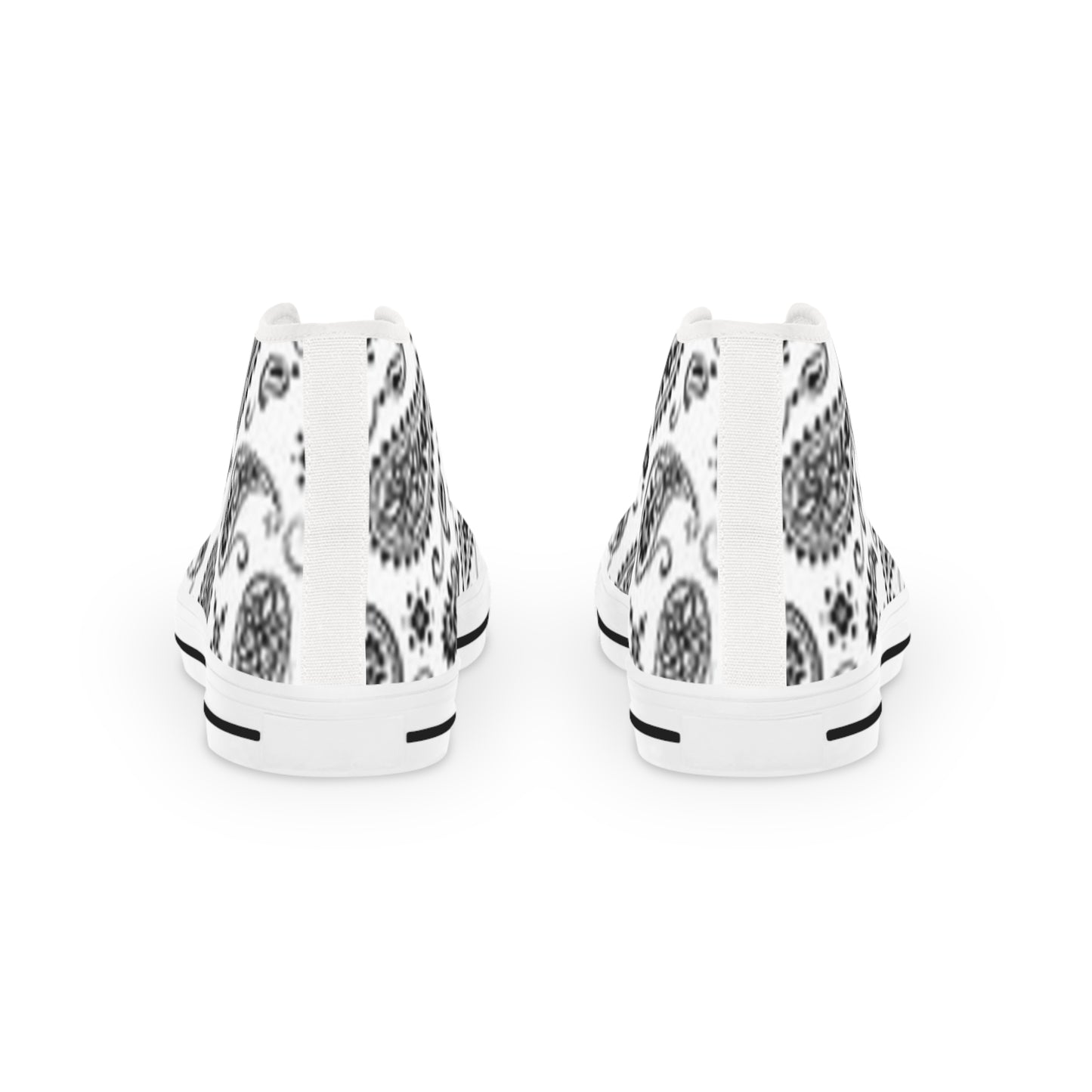 Stylish Paisley High Top Sneakers | Unique Footwear for Men, Casual Shoes, Trendy Sneakers, Gift for Him, Streetwear Style